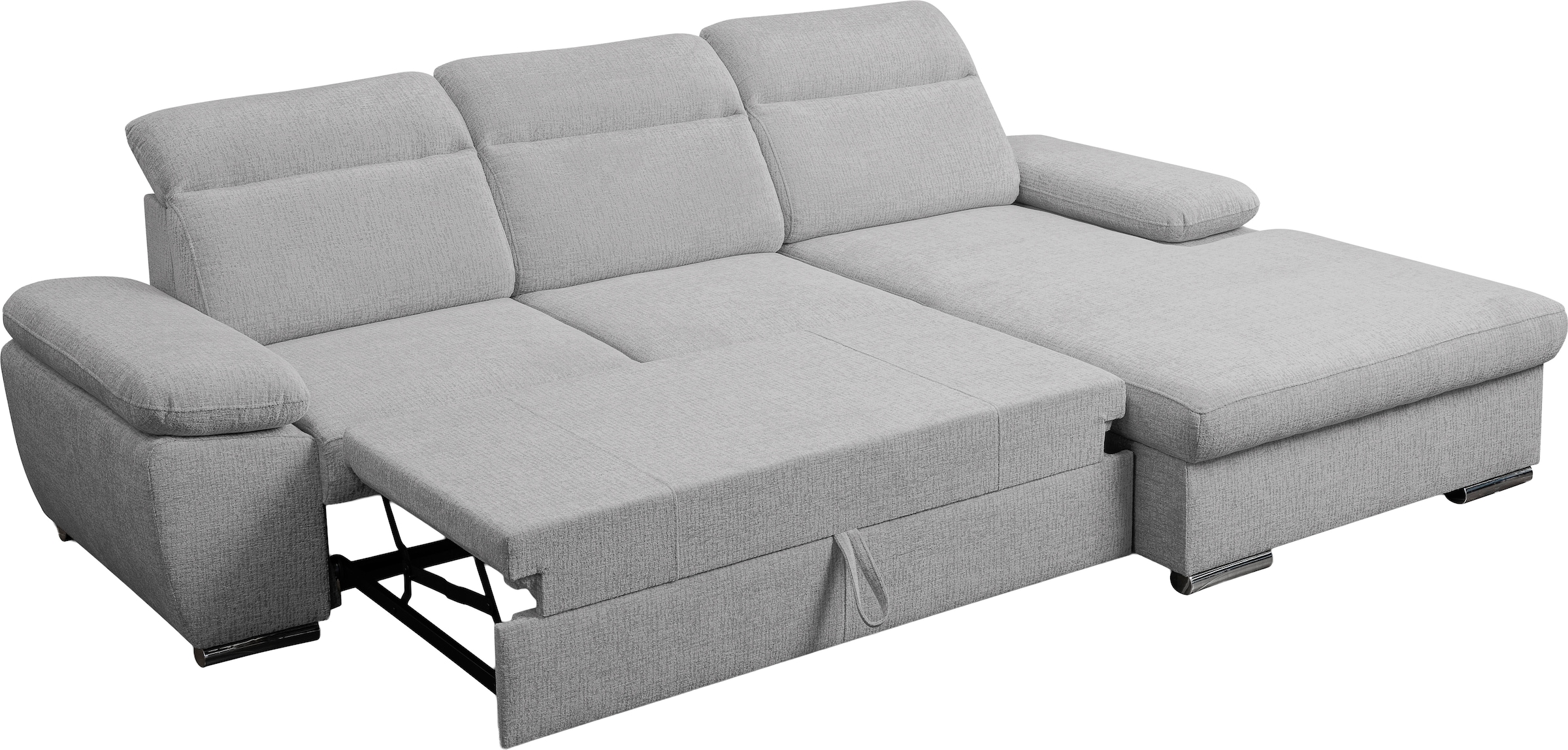 WERK2 Ecksofa »Palma modernes Schlafsofa mit Bettkasten, L-Form, B/T 282/185 cm«
