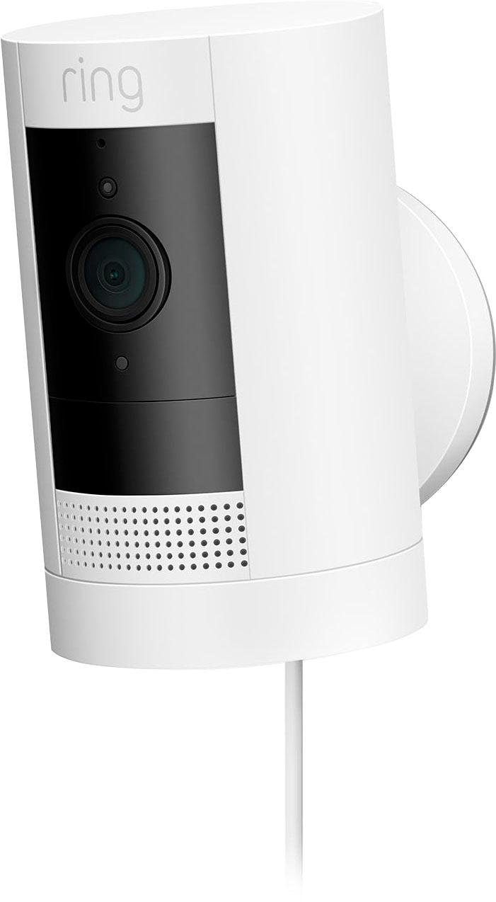 Ring Überwachungskamera »Stick Up Cam Plugin - White - EU«, Innenbereich-Außenbereich
