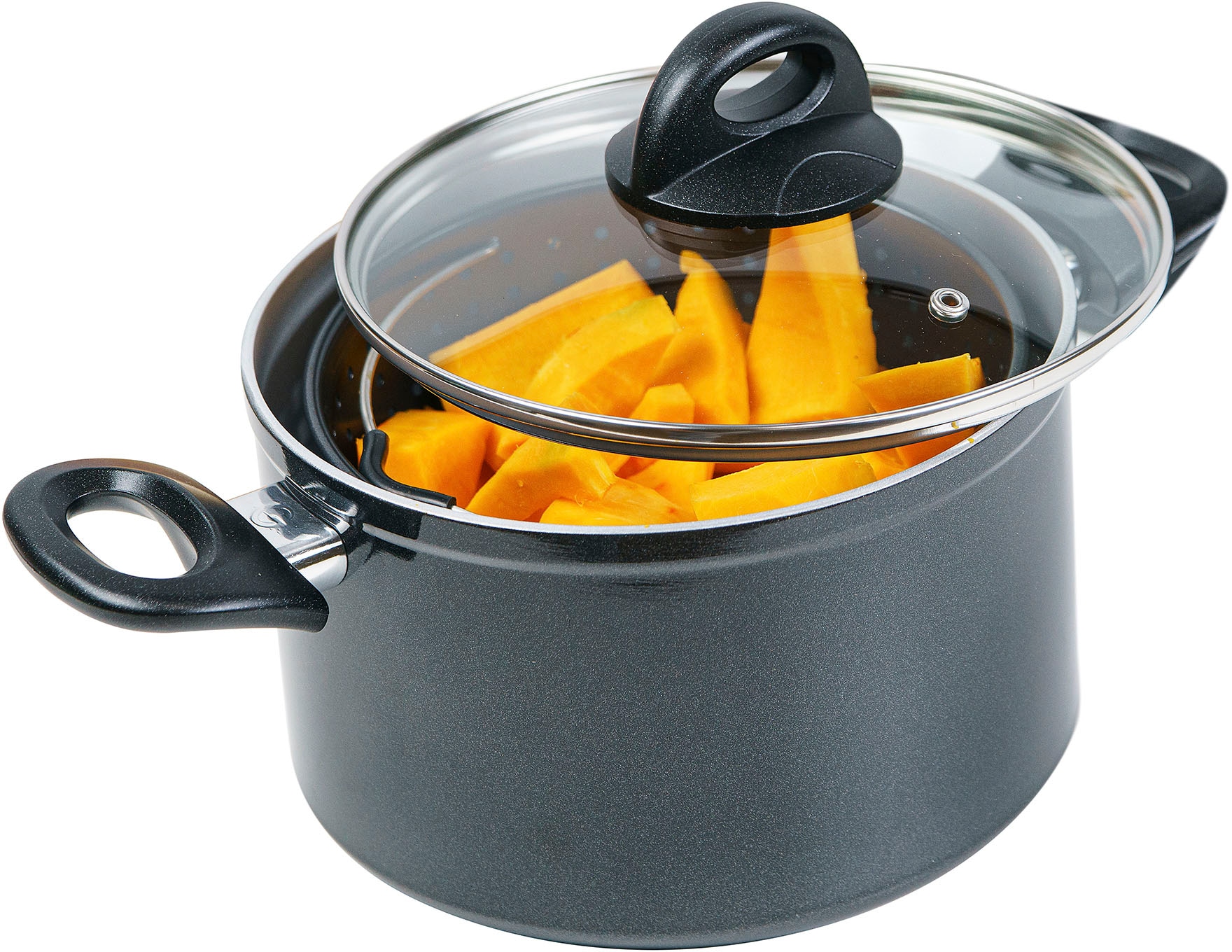 Spaghettitopf »Cerafit Magic Pot«, (Set, 8 tlg., Pot, ⌀ 24 cm, Sieb, ⌀ 24 cm,...