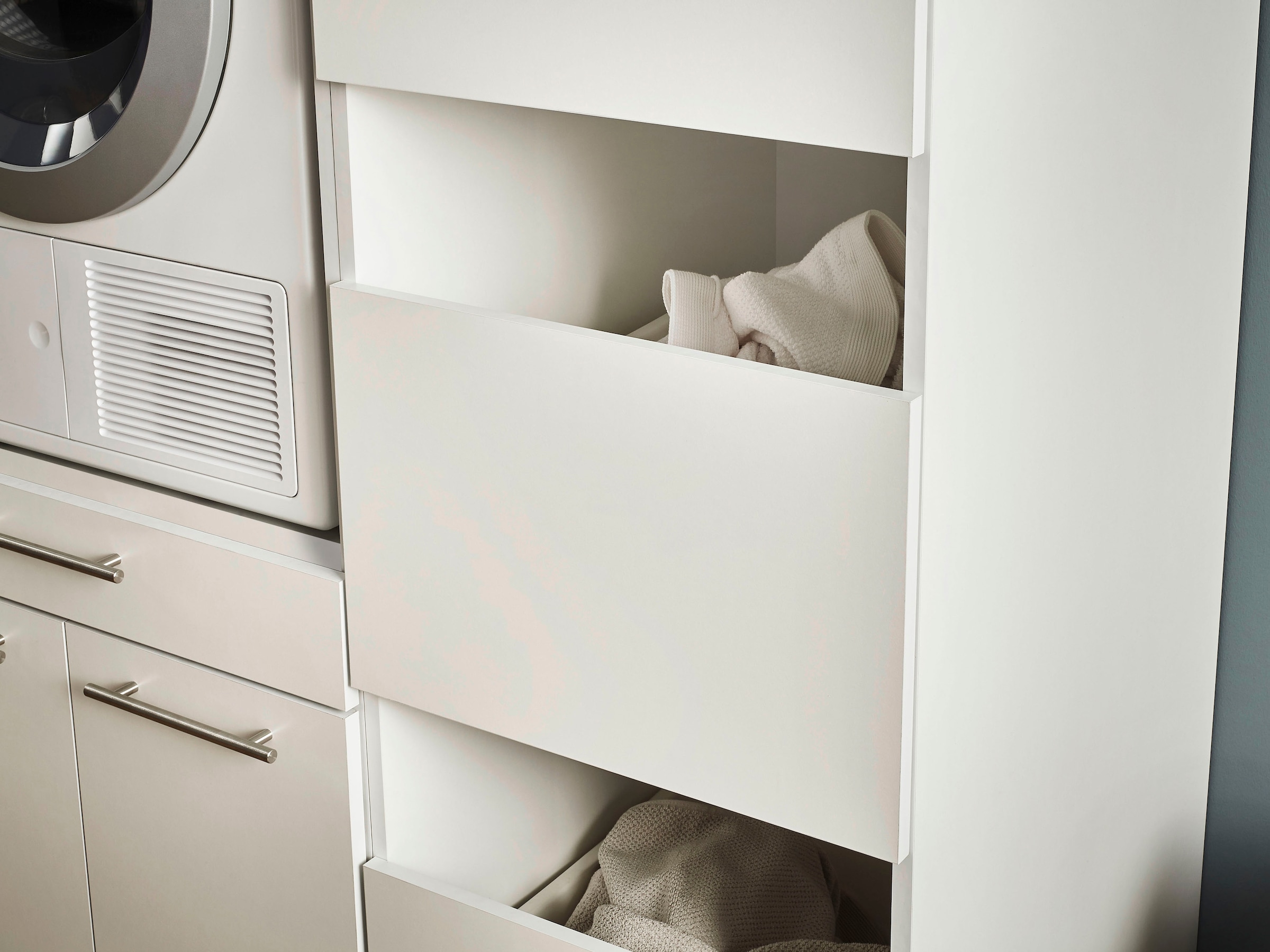 Laundreezy Mehrzweckschrank-Set »LAUNDREEZY LDSK15«, Breite 235 cm