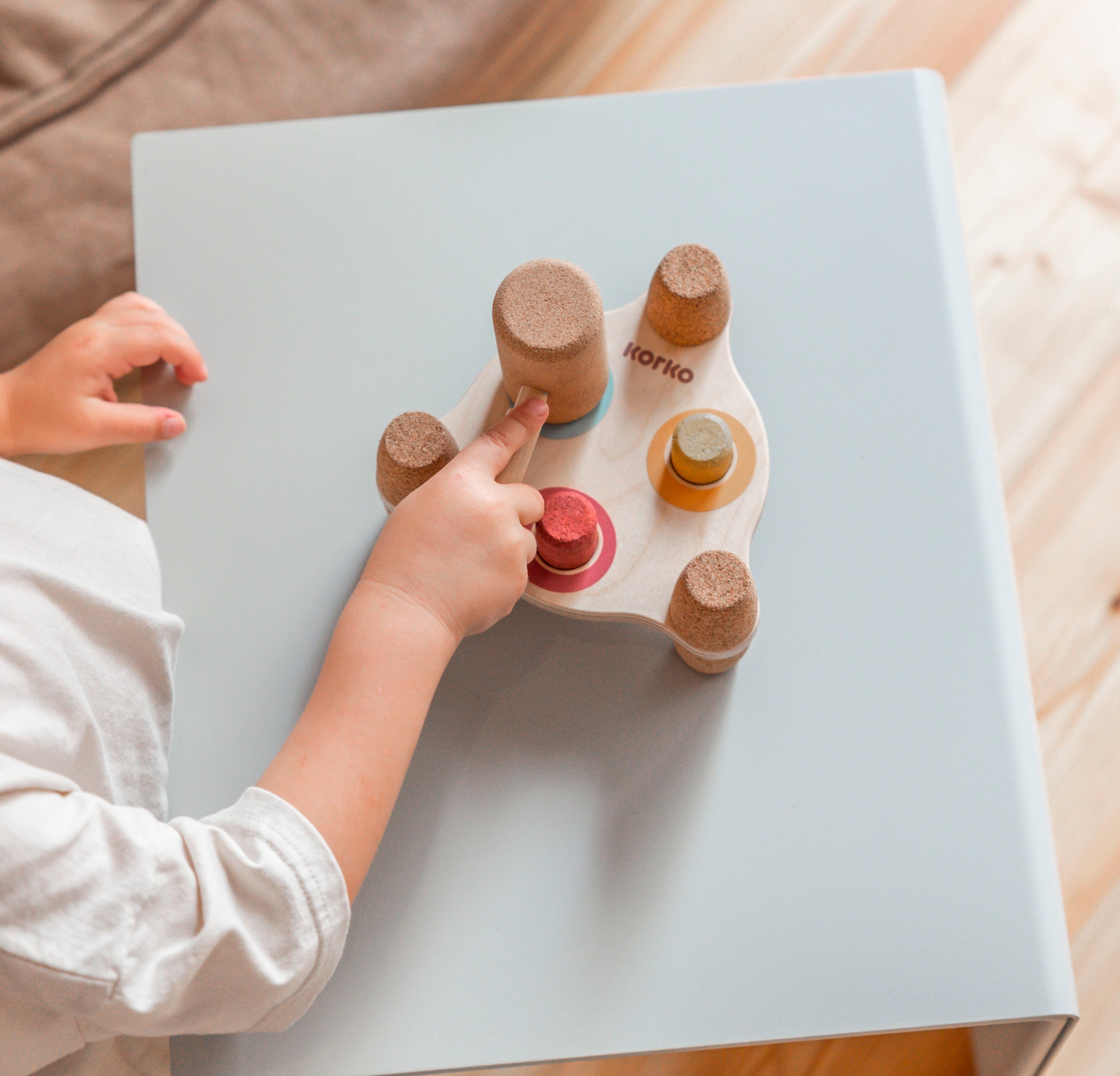 KORKO Klopfbank »Tap Tap Rainbow - Hammerbank« Made in Europe