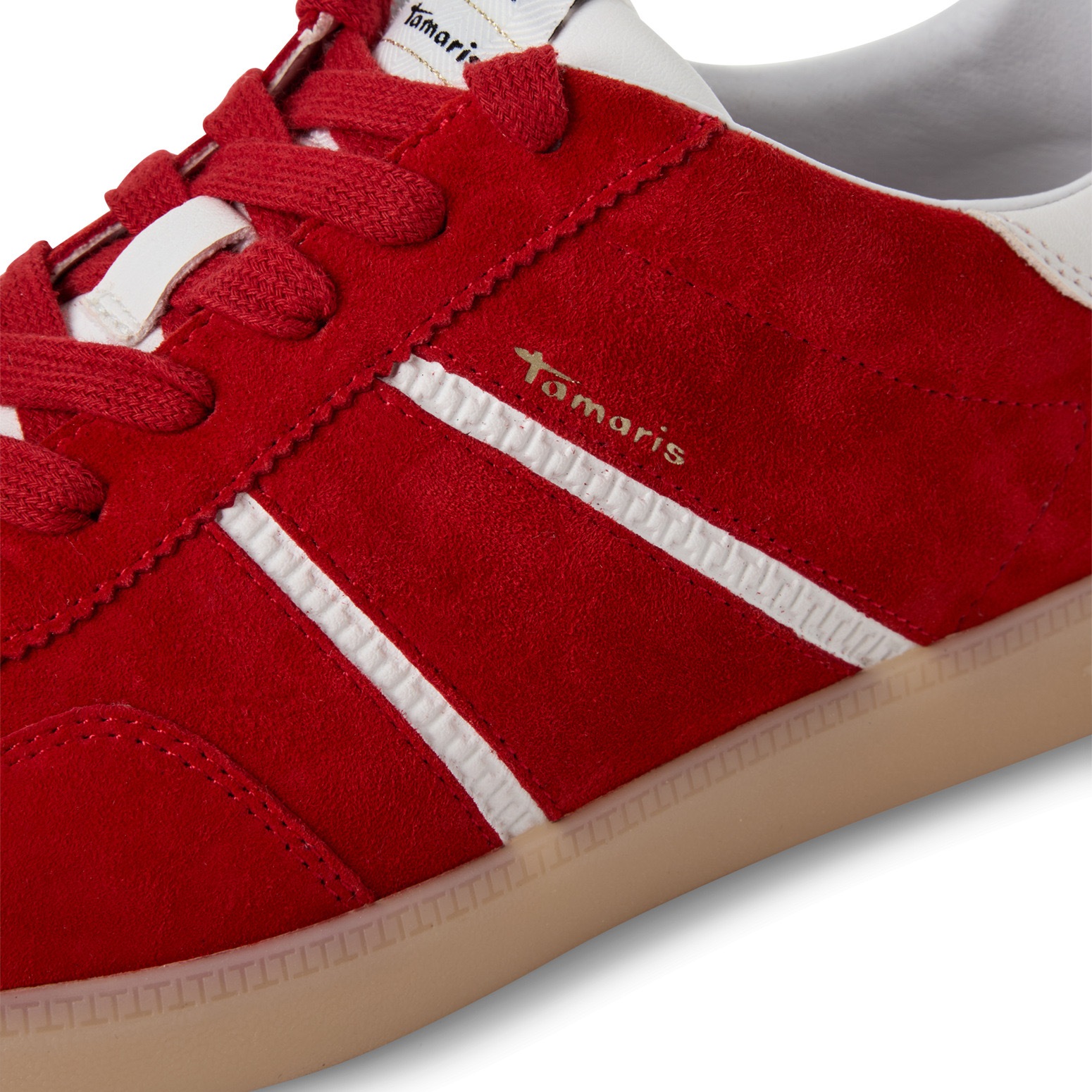 Tamaris Plateausneaker, Freizeitschuh, Halbschuh, Schnürschuh mit gepolstertem Schaftrand