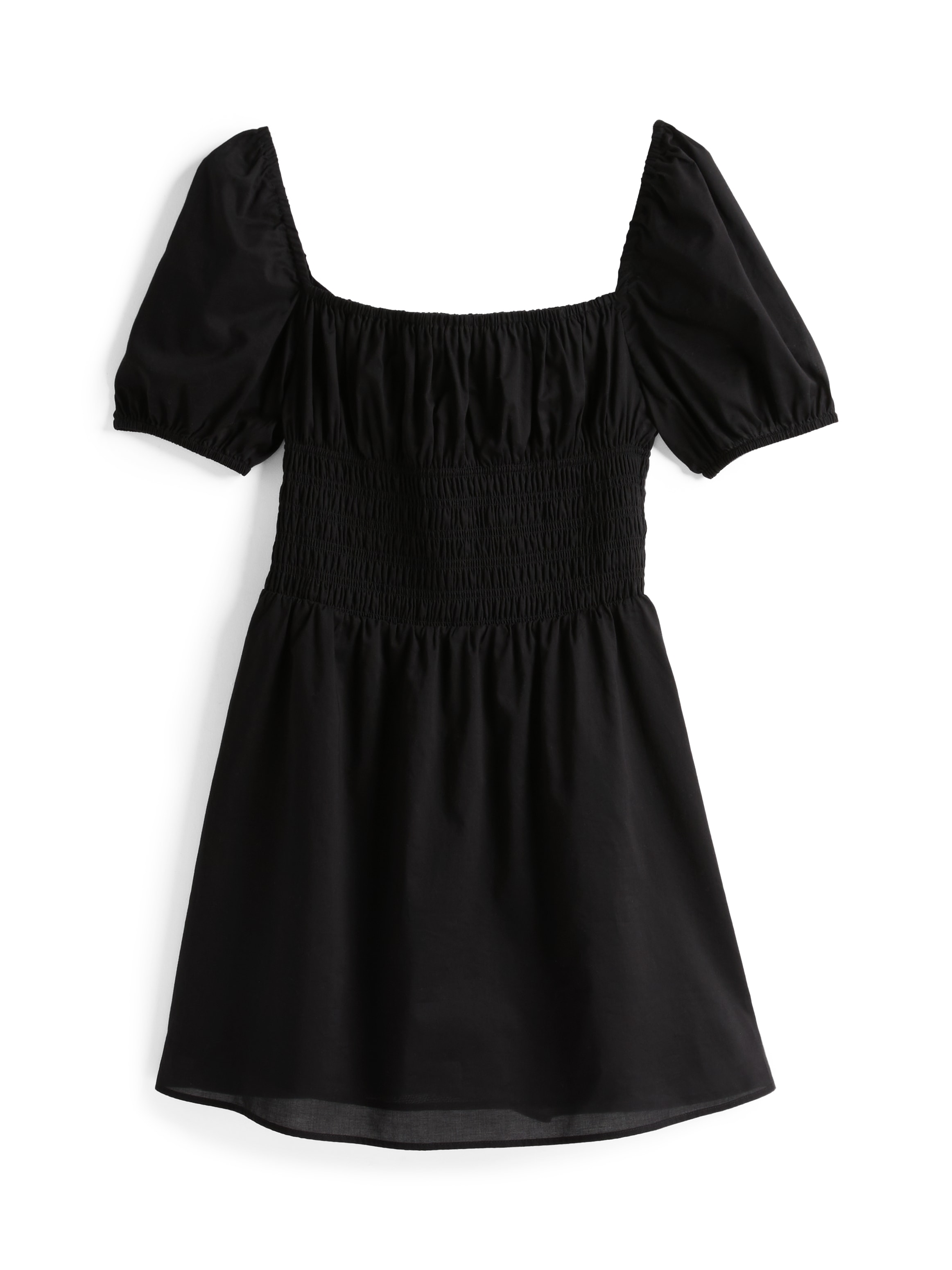 Tommy Jeans Babydollkleid »TJW COTTON VOILE MINI DRESS EXT«, in Mini-Länge, mit Raffungen