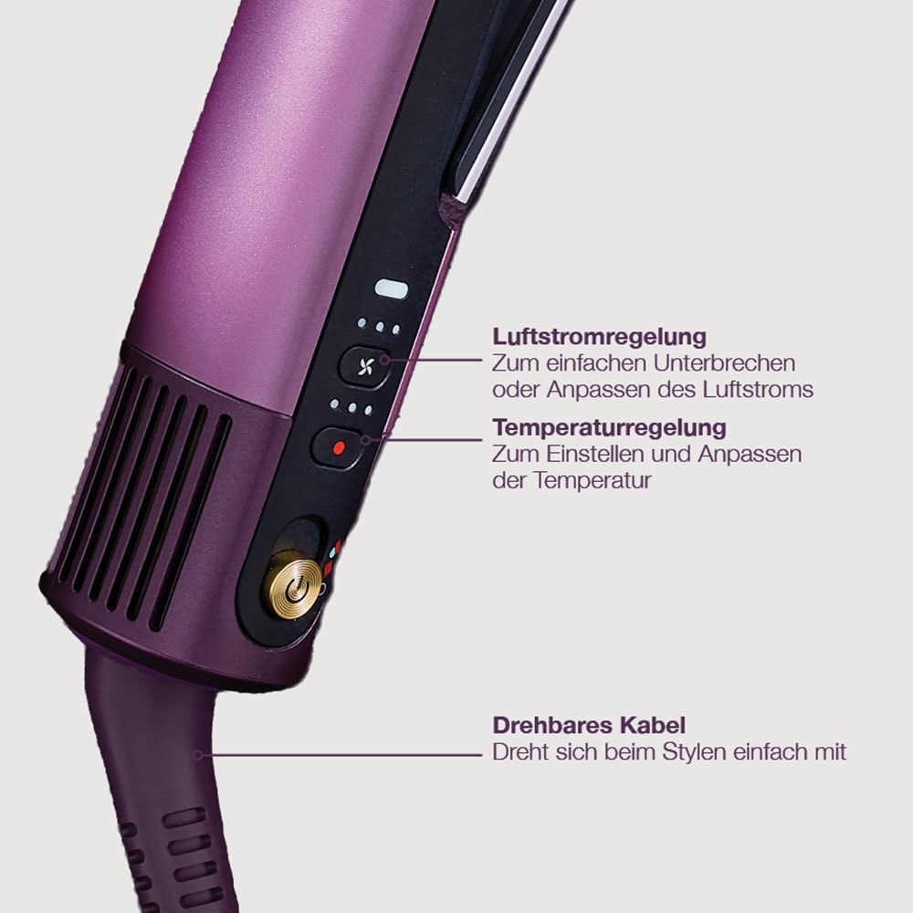 Shark Glätteisen »Shark Silki 3-in-1 HT401EUPU« VIELSEITIGES STYLING: Stretchen, Formen, Locken oder Glätten