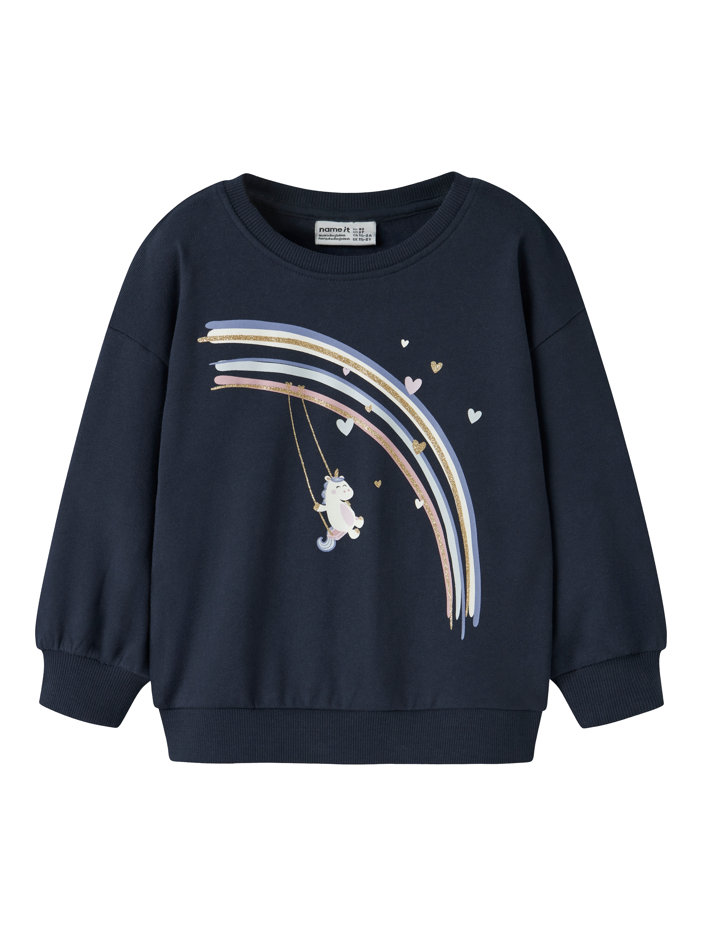 Name It »NMFVALONA LS LONG RLX SWEAT BRU«
