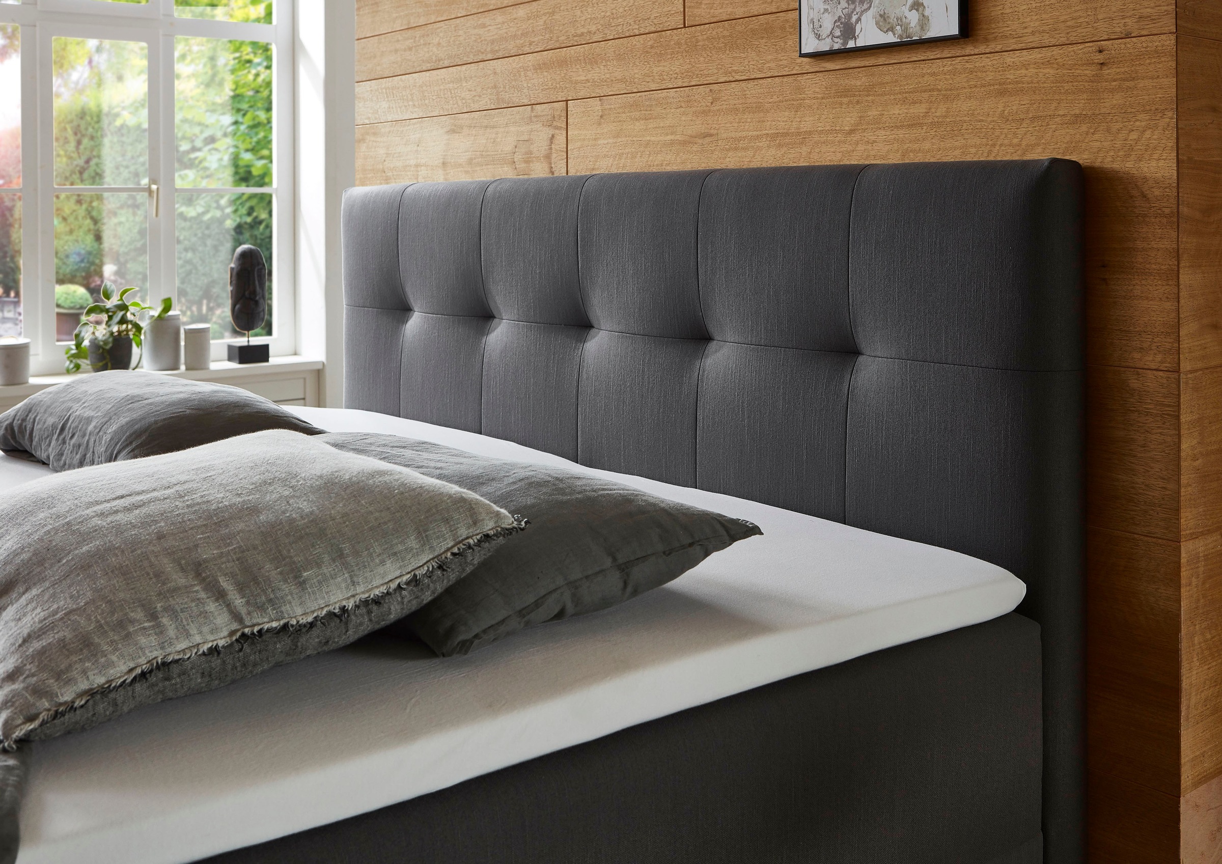 meise.möbel Boxspringbett »Catania«, mit Bettkasten und Topper