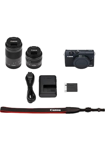 Canon Systemkamera »EOS M200 EFM 15-45mm + EFM 55-200«, EF-M 15-45mm f/3.5-6.3 IS STM,... kaufen