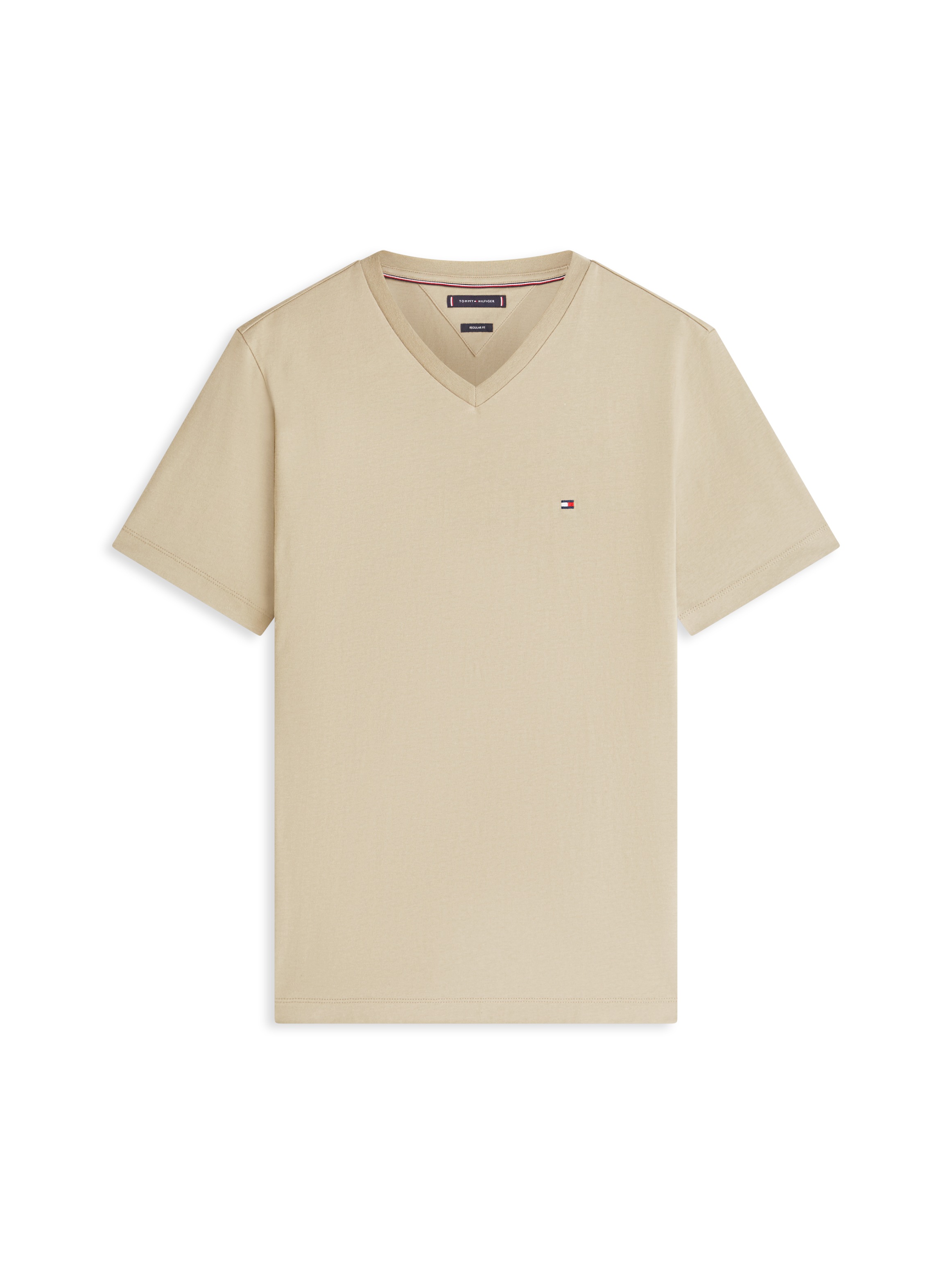 Tommy Hilfiger V-Shirt »ESSENTIAL V-NECK« unifarben, casual, regular fit, Baumwolle,