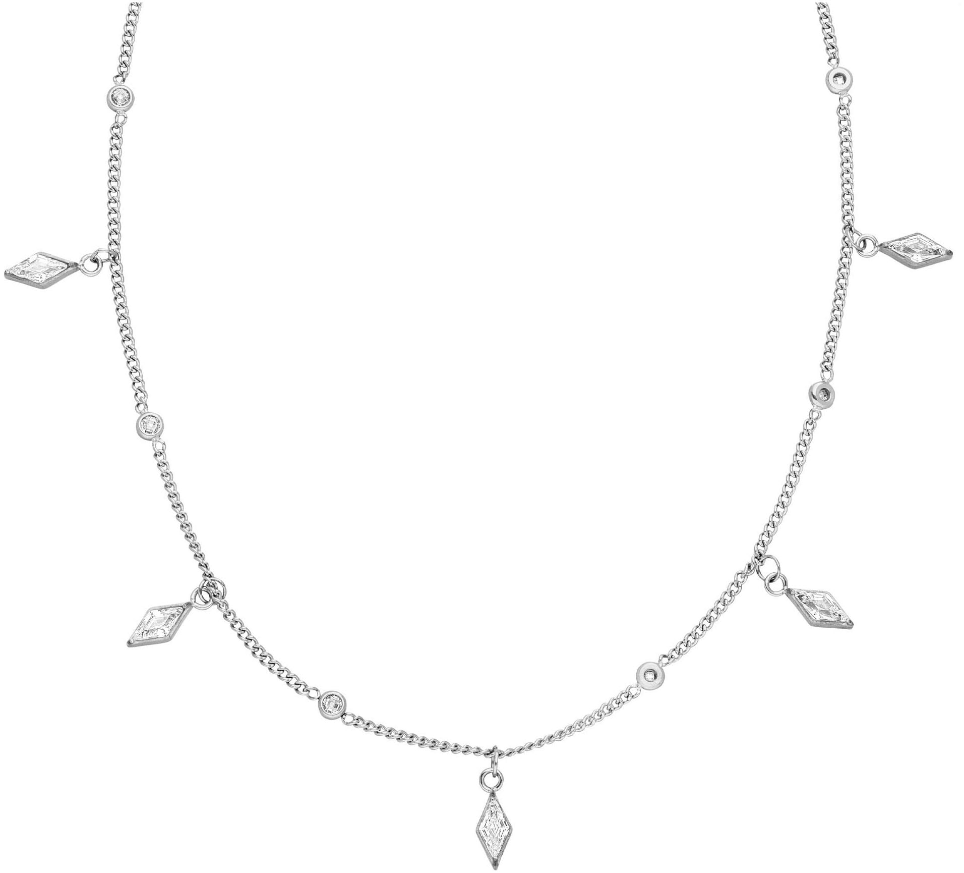 Kette mit Anhänger »Schmuck Geschenk Euphoria Choker, 23411«, mit Zirkonia (synth.)