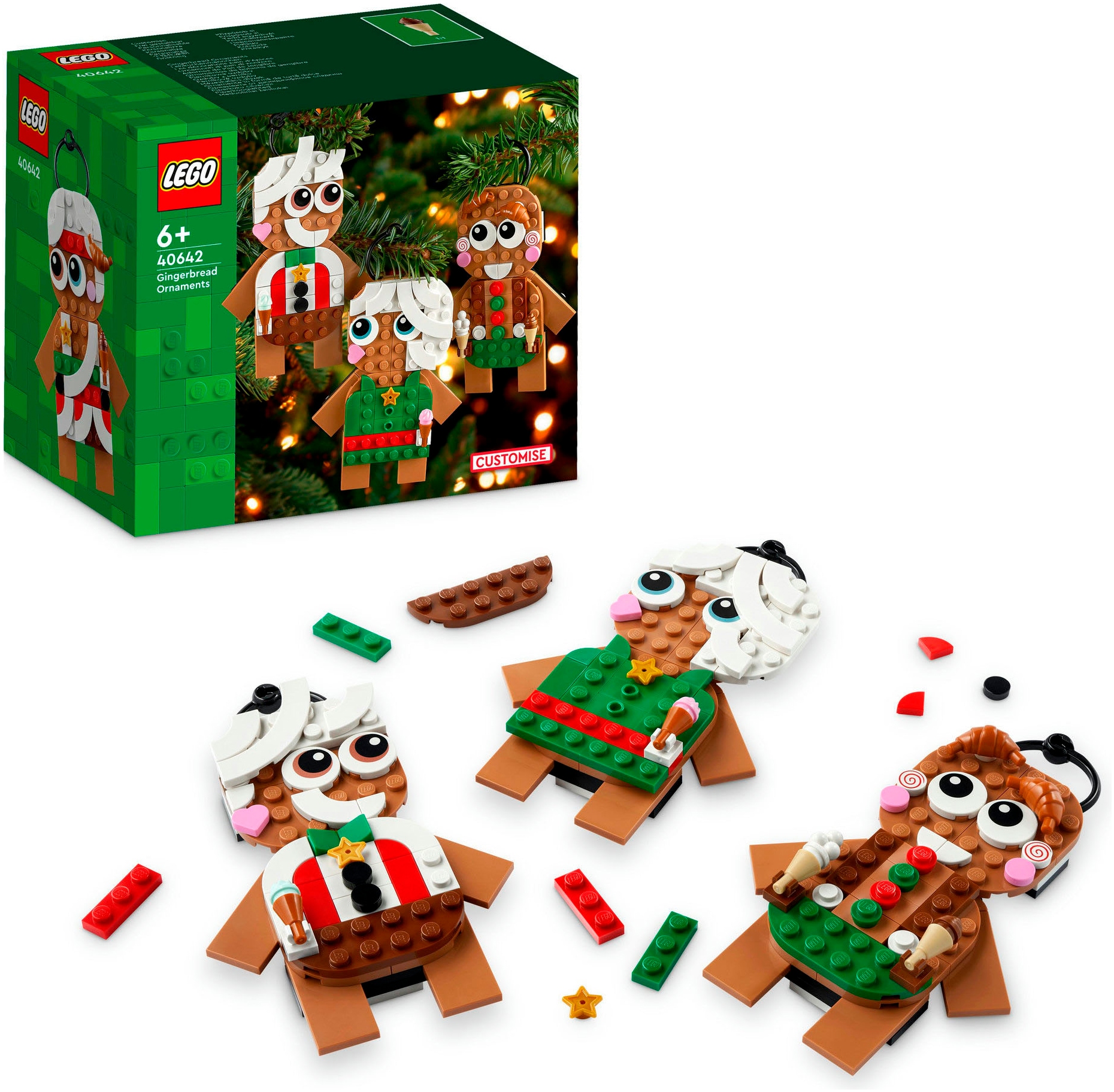 Konstruktionsspielsteine »Lebkuchenmännchen (40642), LEGO Iconic«, (190 St.), Made in...