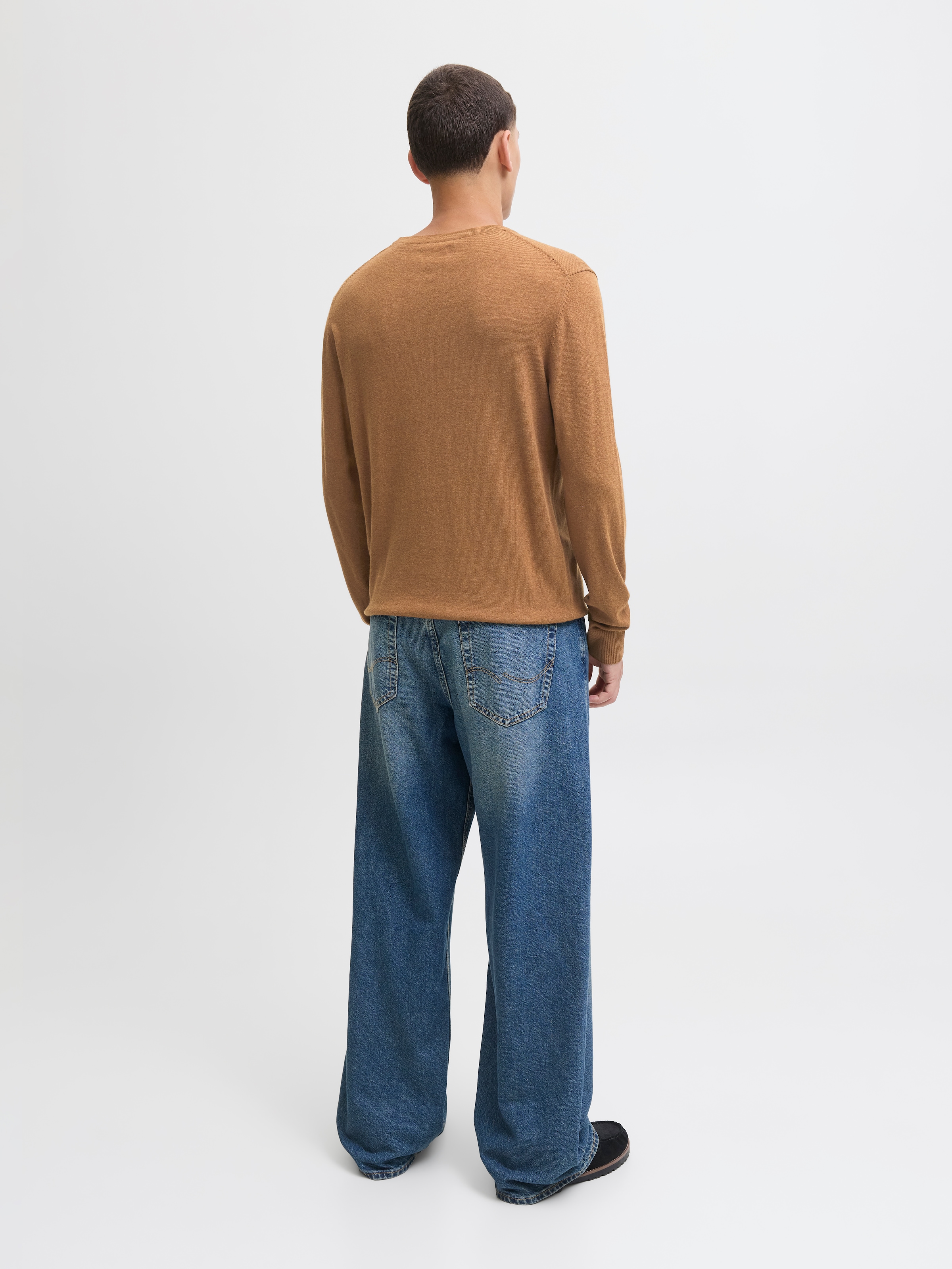 Jack & Jones Strickpullover »JJEEMIL KNIT CREW NECK NOOS«, mit Rundhalsausschnitt