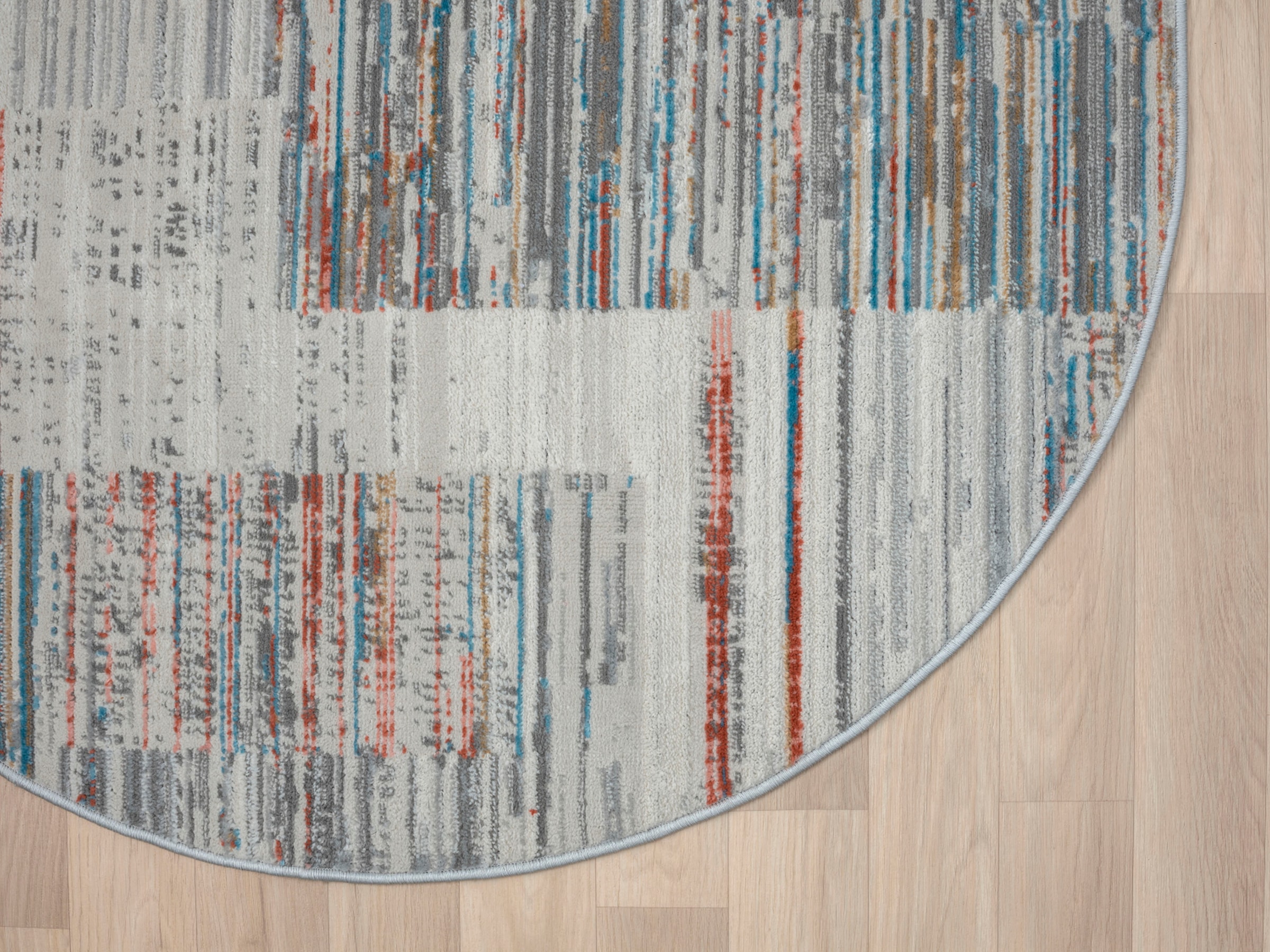 Myflair Möbel & Accessoires Teppich »My Colors« rund 8 mm Höhe Kurzflor, Retro-Design, besonders weich durch Microfaser