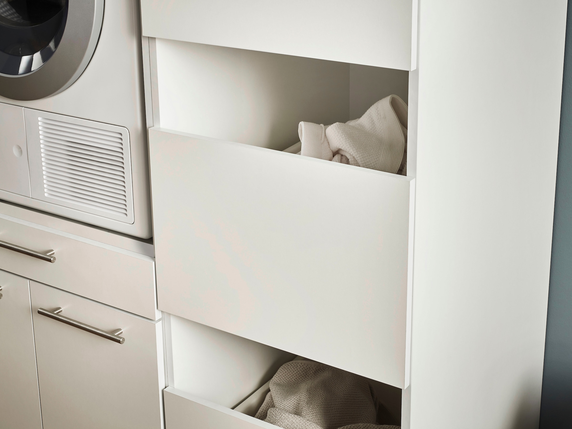 Laundreezy Mehrzweckschrank-Set »Laundreezy, 9-tlg. Mehrzweckschrank-Set B/H/T 253/200/68 cm« 9 Stk. tlg.