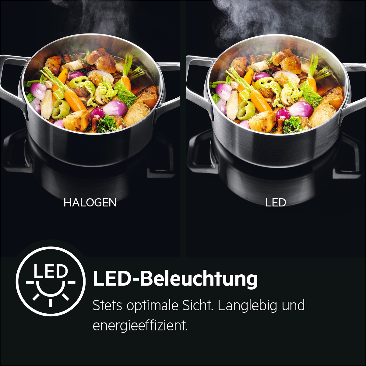 AEG Flachschirmhaube »DPE5660B«, Serie 5000, Hochleistungsmotor