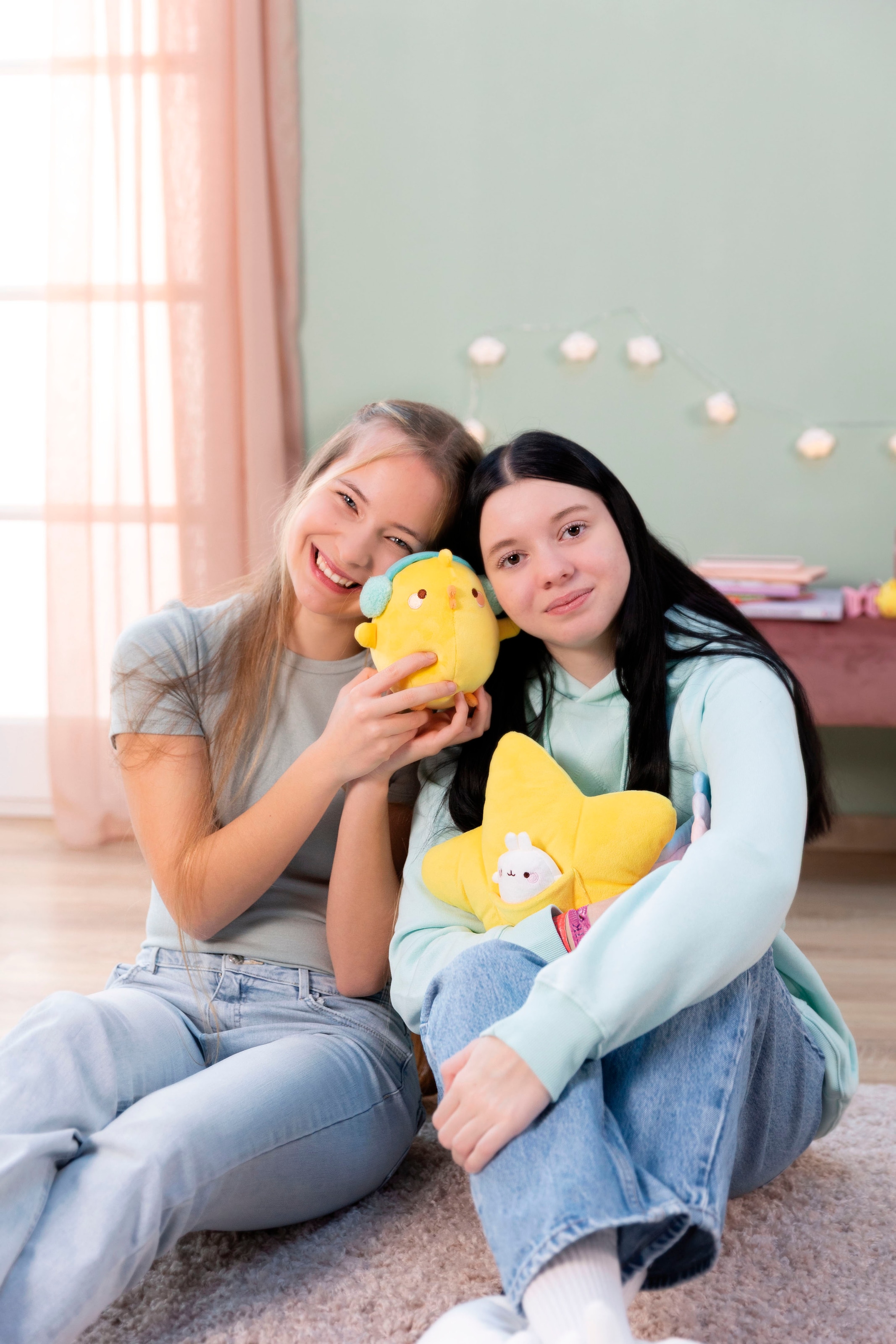 Nici Kuscheltier »Molang, Kissen Molang Sternschnuppe 40x28 cm«