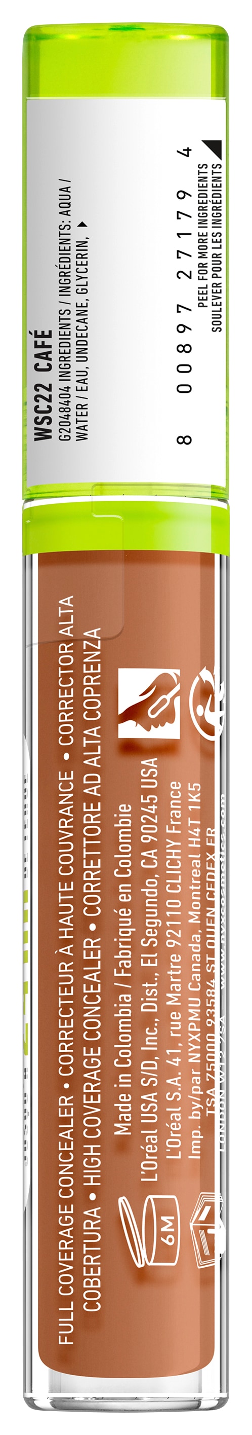 NYX Concealer »NYX Professional Makeup Wonder Snatch Concealer« kaschiert Augenringe und Unreinheiten, deckt bis zu 24 Stunden