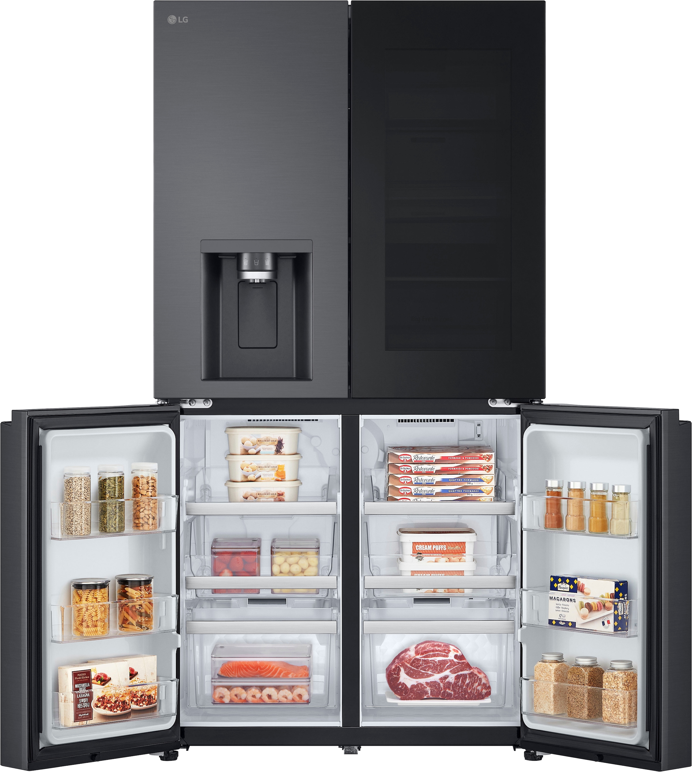 LG Multi Door InstaView® Multi-Door »GMG961NPKE« 179,2 cm hoch 91,4 cm breit