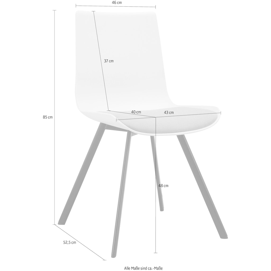 INOSIGN Esszimmerstuhl »Ayden«, 2 St., Polyester