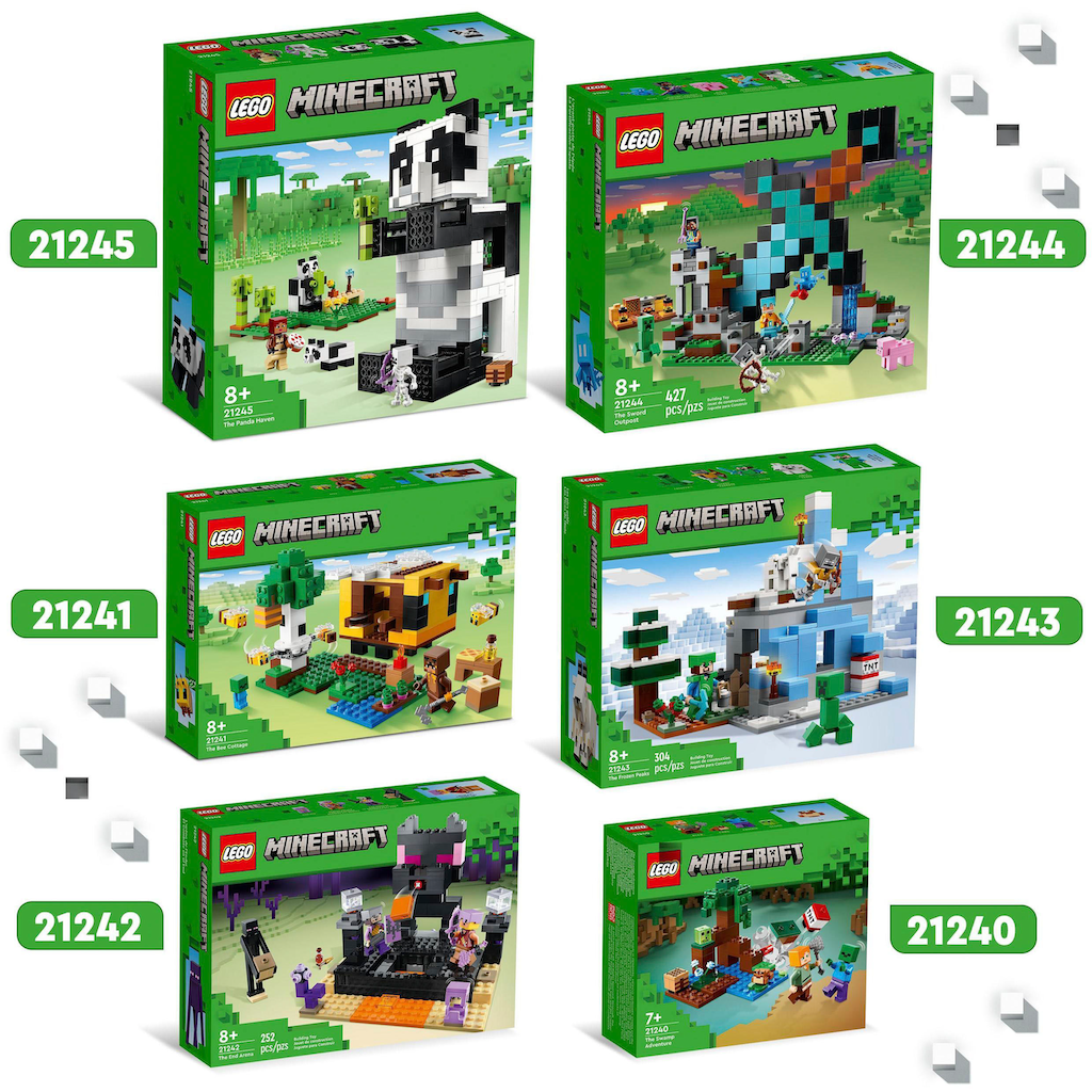 LEGO® Konstruktionsspielsteine »Das Sumpfabenteuer (21240), LEGO® Minecraft«, (65 St.), Made in Europe