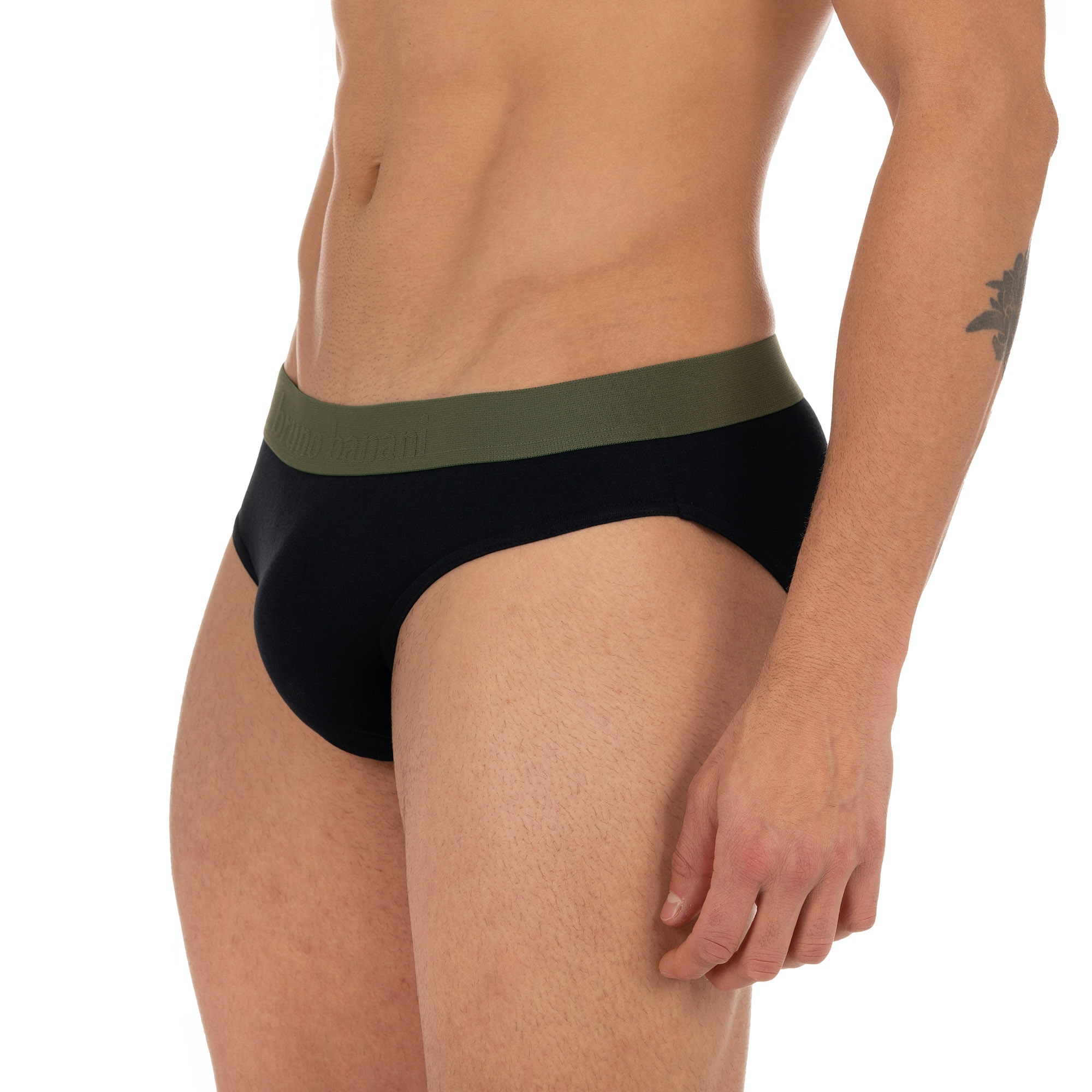 Bruno Banani Slip »Flowing«, (2er Pack), mit Logobund