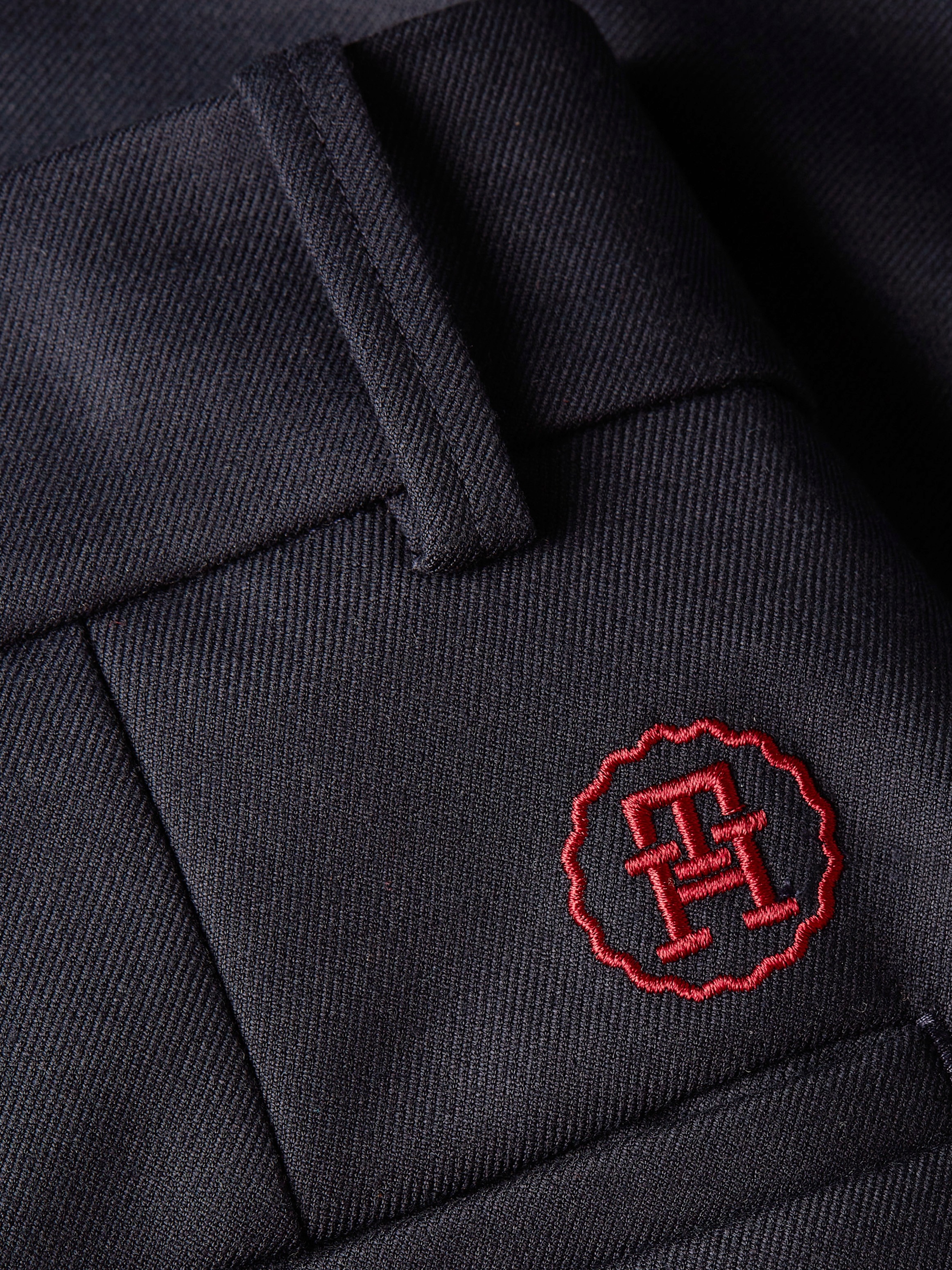 Tommy Hilfiger Webhose »MD CORE RELAXED STRAIGHT PANT«, mit Logostickerei auf der Rückseite