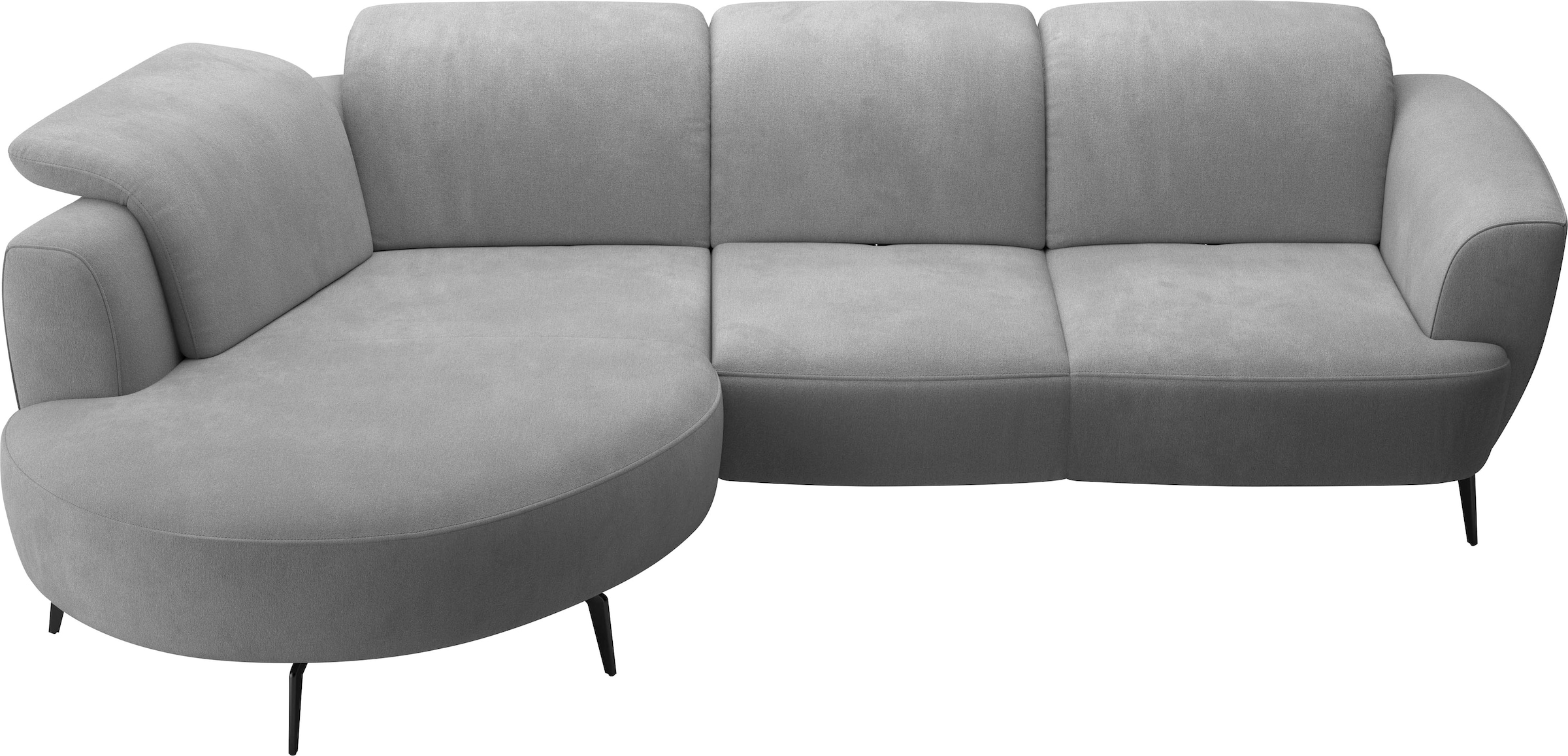 sit&more Ecksofa »Zoe«, ink.Sitztiefenverstellung, wahlweise mit Kopfteilverstellung