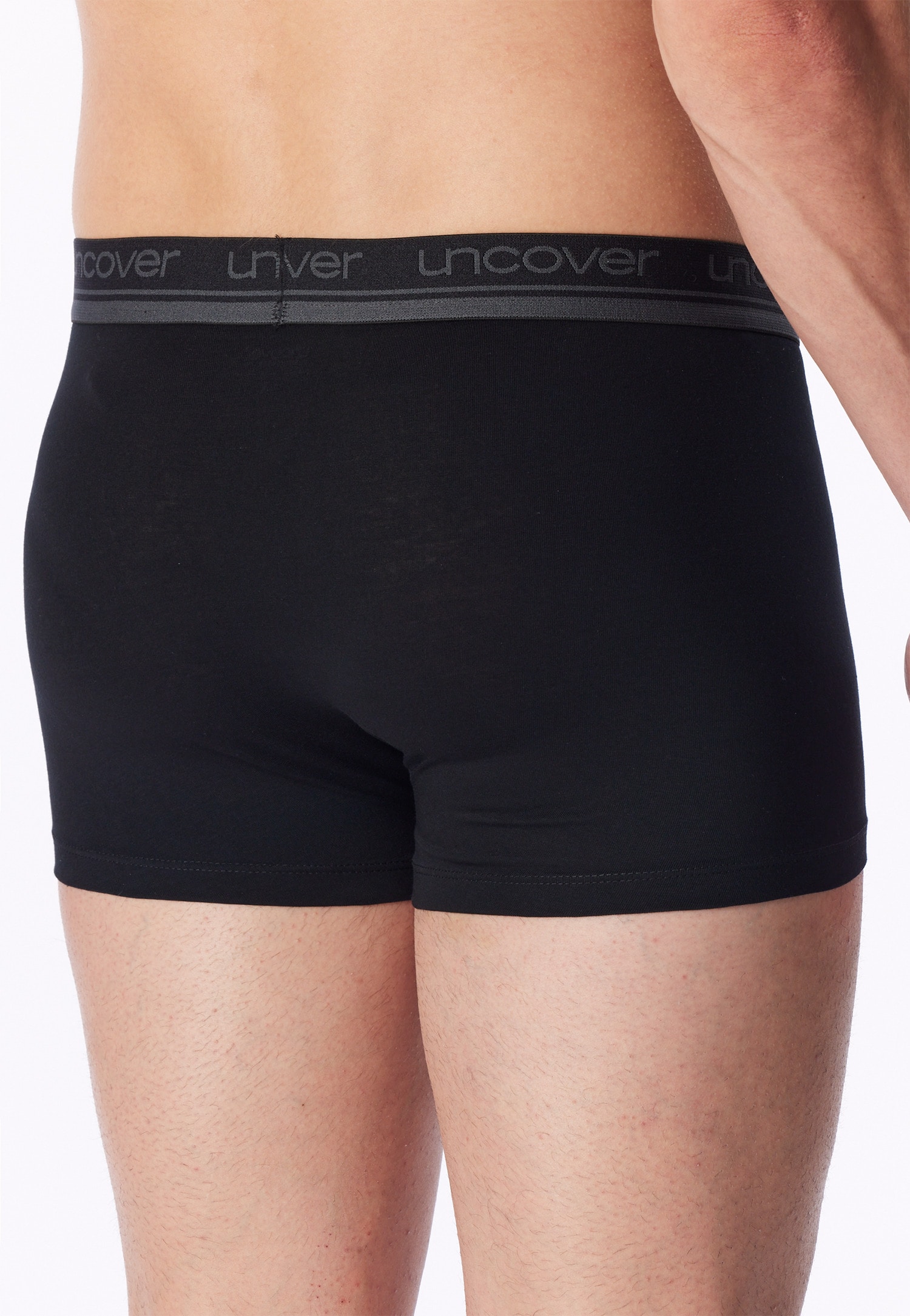uncover by SCHIESSER Boxer »Uncover Cotton« Logo-Bund, elastisch, ohne Eingriff, perfekter Sitz