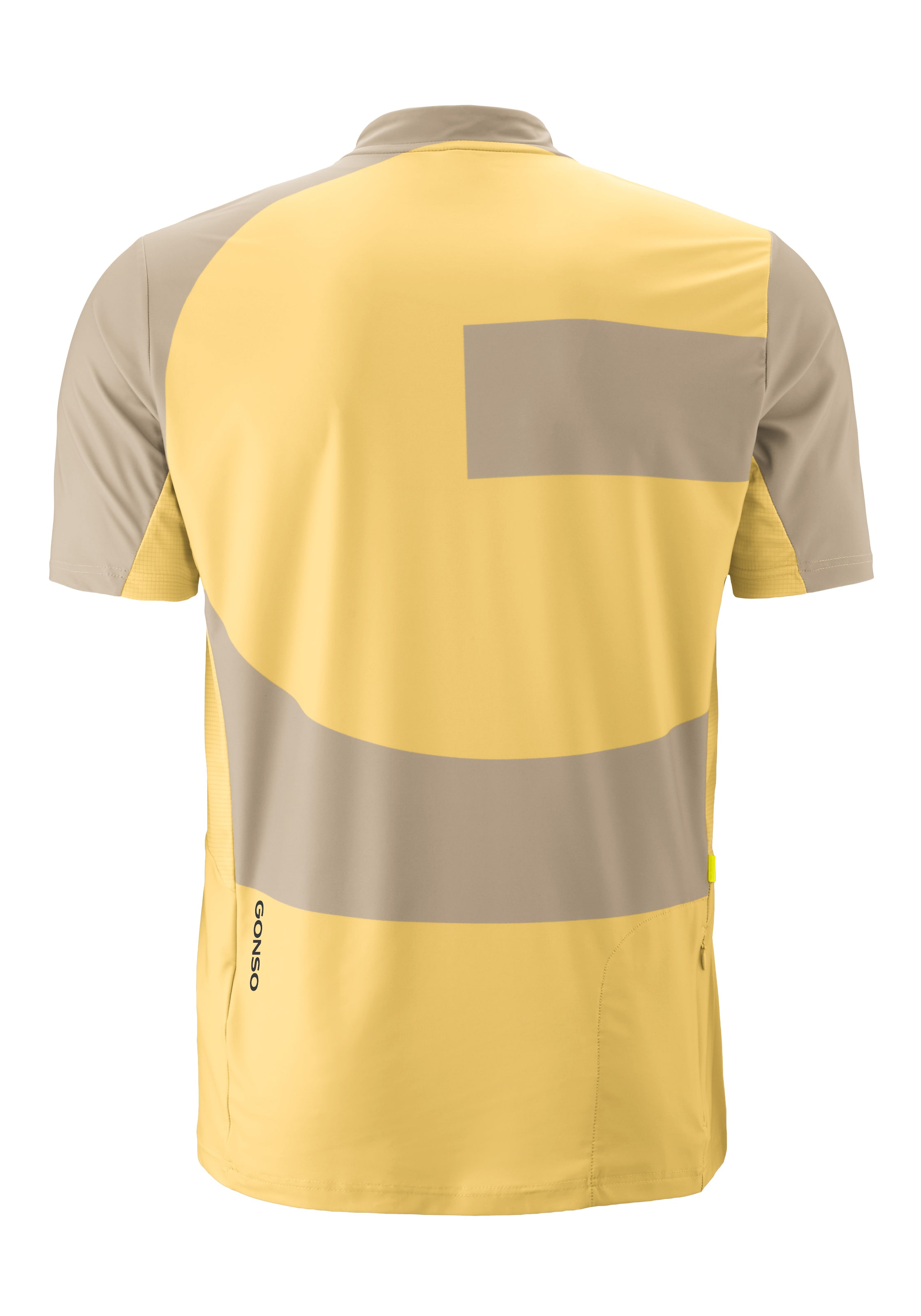Gonso Radtrikot »Adventure Jersey Halfzip M« Herren Fahrradtrikot, modernes Half-Zip Trikot mit Rückentasche