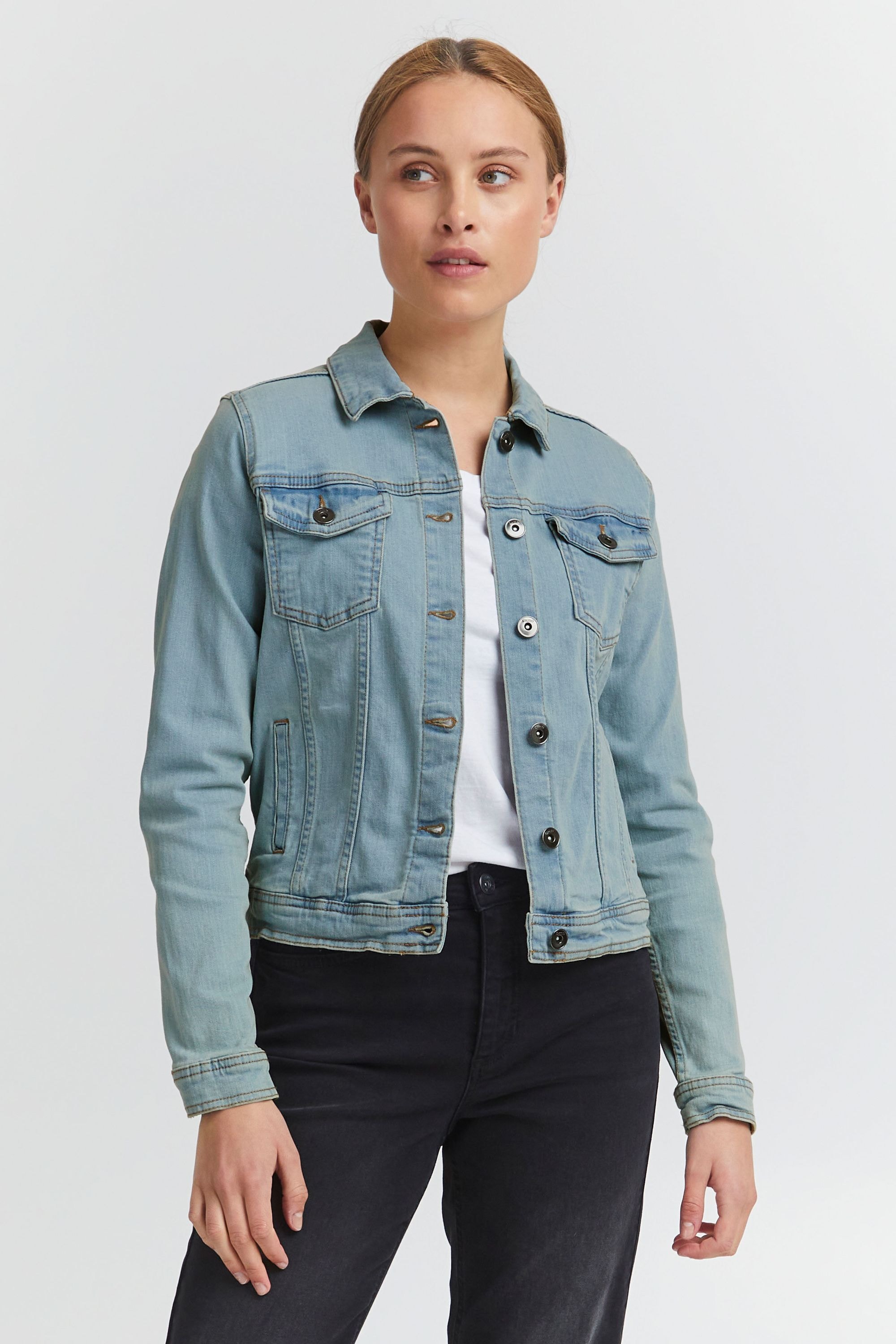 OXMO Jeansjacke »Jeansjacke OXFria«, ohne Kapuze
