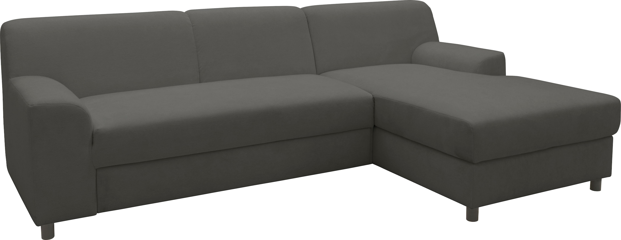 INOSIGN Ecksofa »Turah 2, L-Form, in Cord u. wasserabweisender Microfaser, Federkern«, B/T/H: 241/146/79 cm, incl. Zierkissen, wahlweise mit Bettfunktion