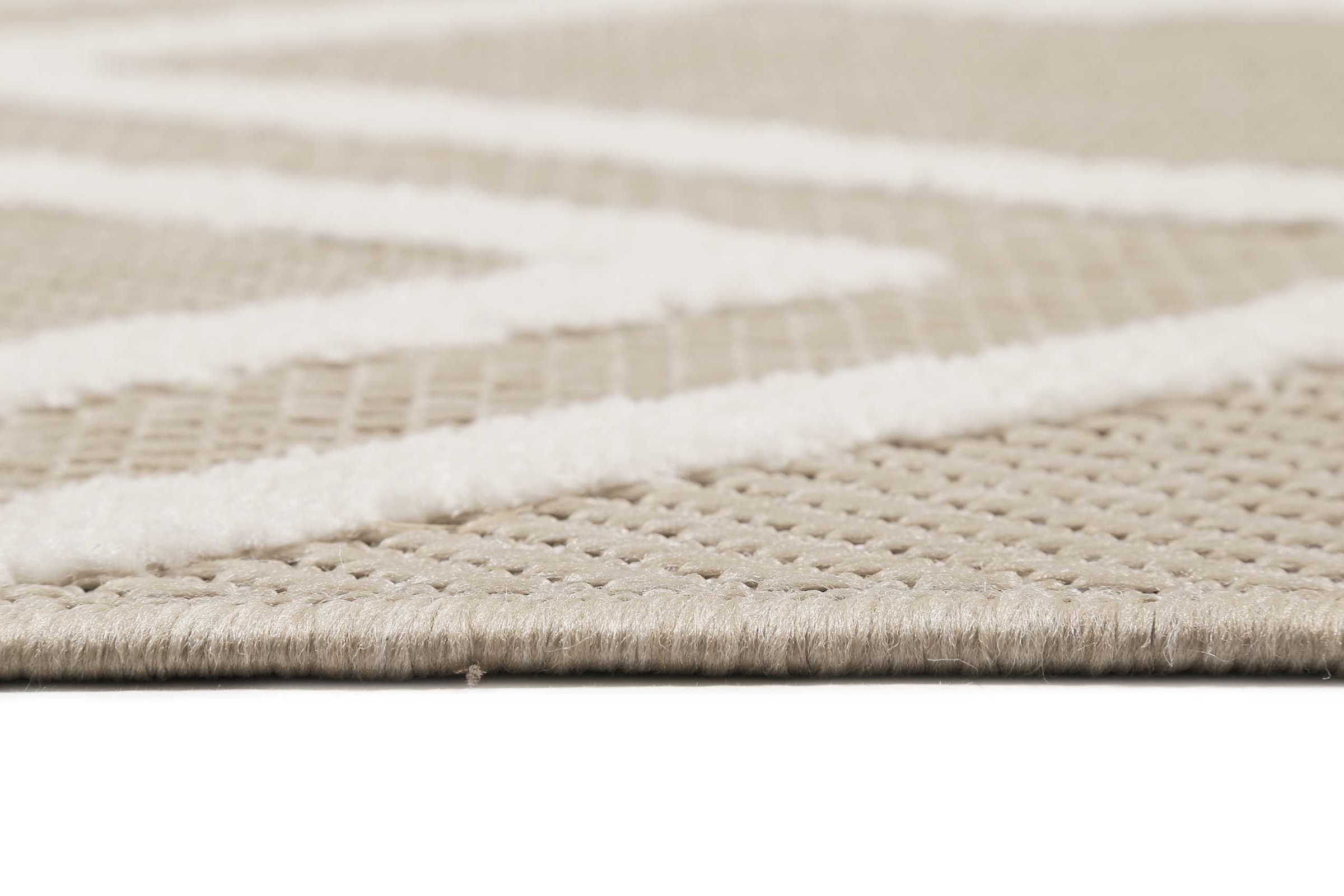 Esprit Teppich »Rave, In -und Outdoor geeignet«, rechteckig, mit  Hoch-Tief-Effekt, Rauten-Design, modern, robust, Außenbereich