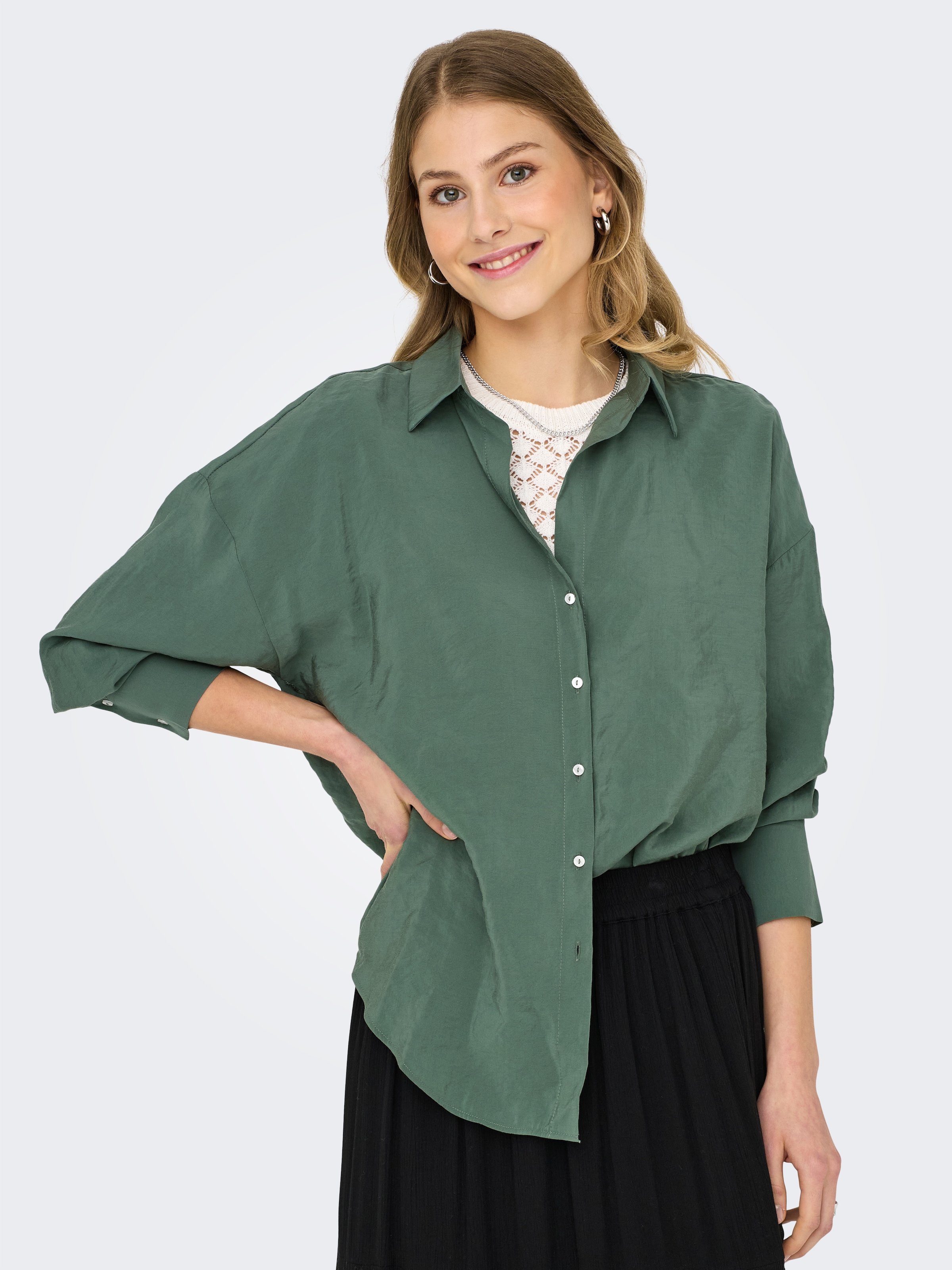 ONLY Hemdbluse »ONLZAZIMA L/S LOOSE SHIRT WVN NOOS«