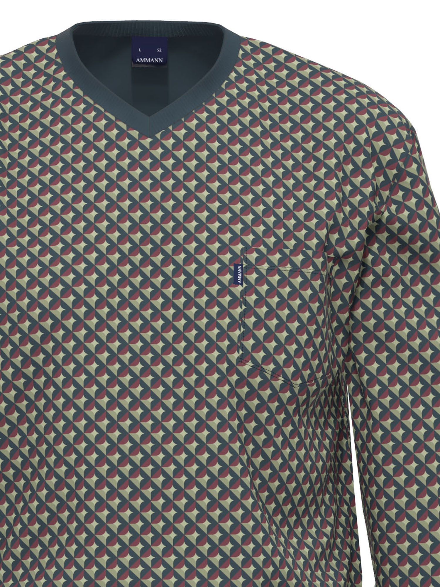Ammann Pyjama »Schlafanzug Lang Nightwear« 1 Stk.