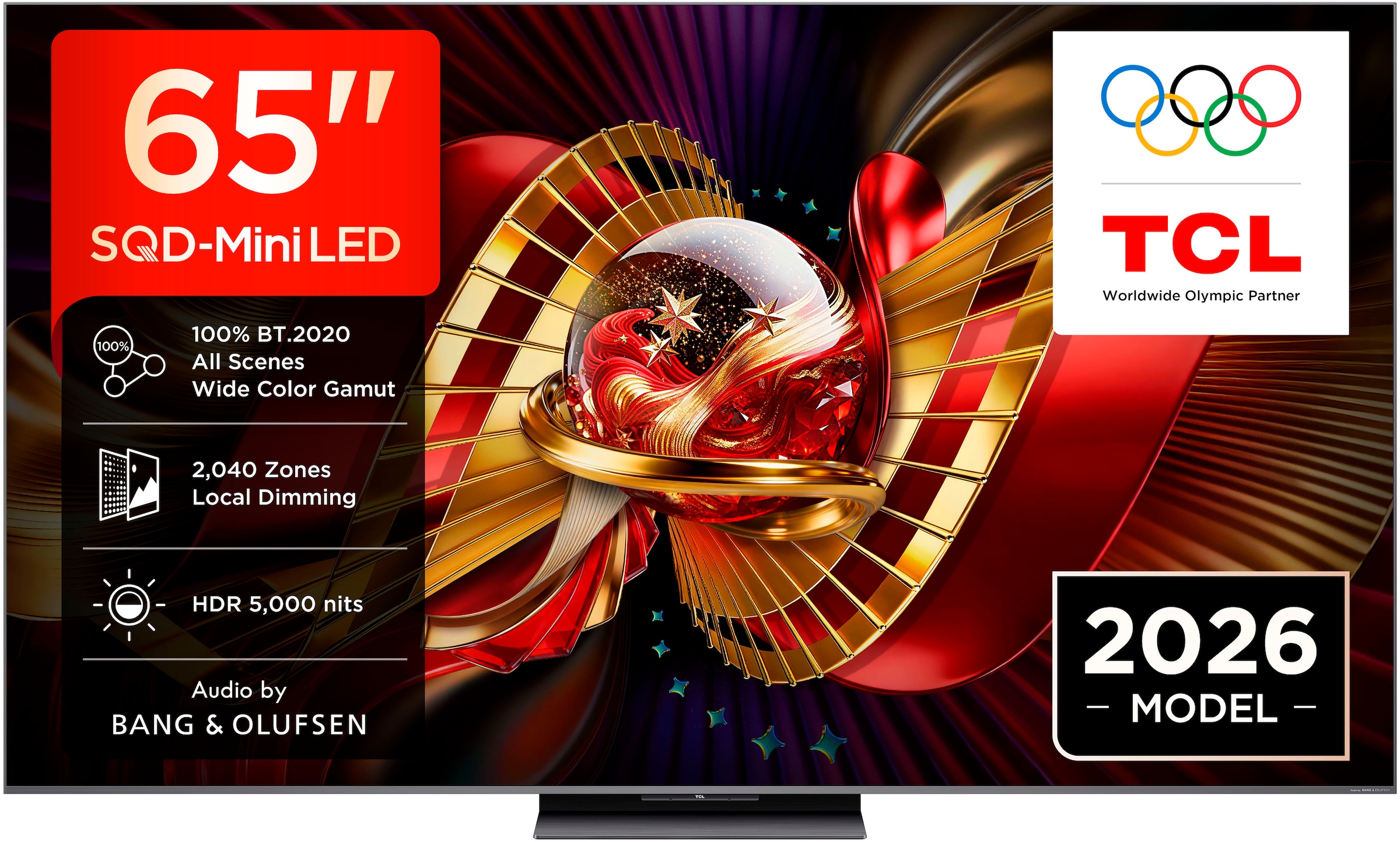 TCL C8L 65C8L Fernseher 165,1 cm (65") 4K Ultra HD Smart-TV WLAN Schwarz 6000 cd/m²
