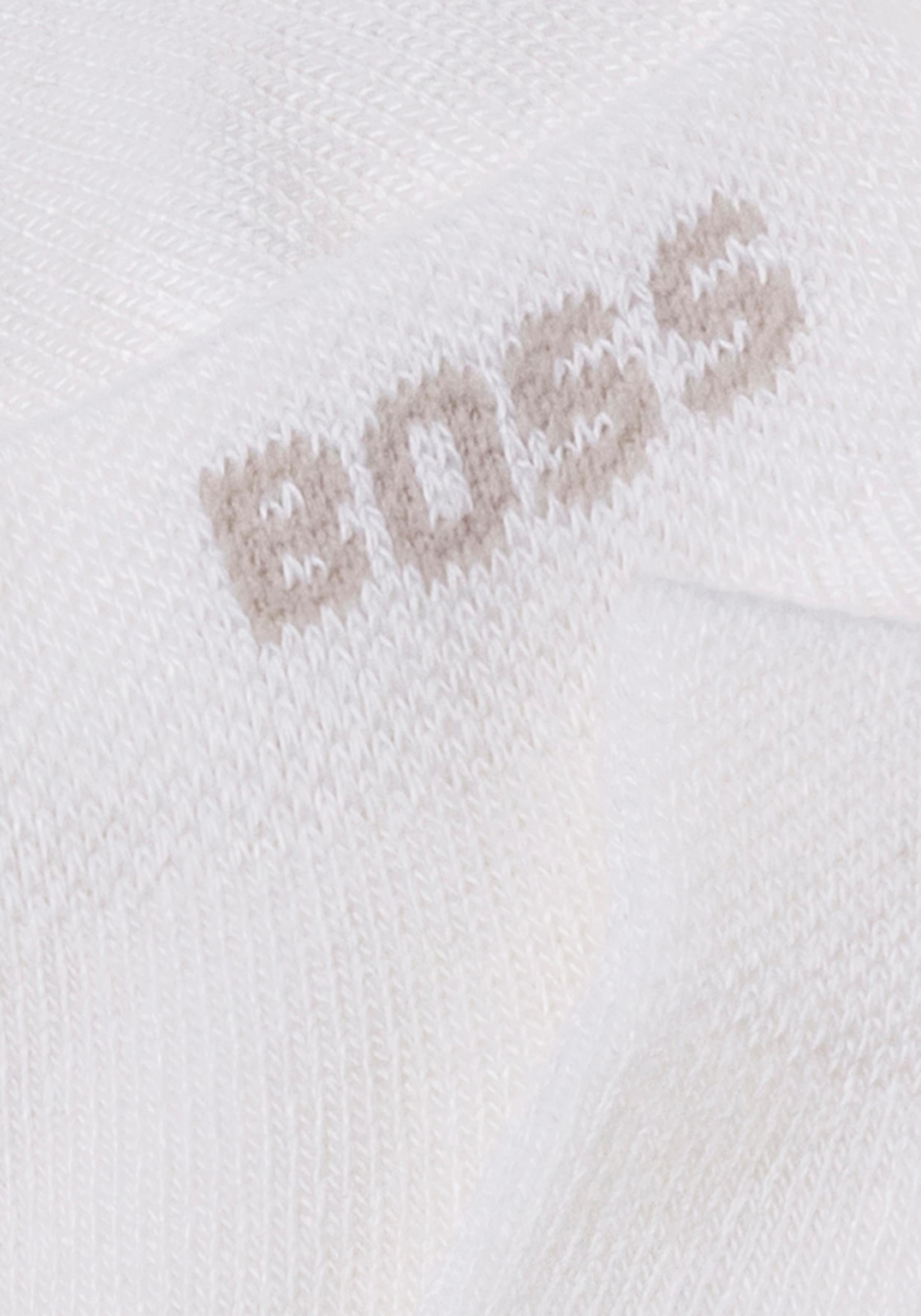 BOSS Socken »2P AS Logo Bamboo«, (Packung, 2 Paar), mit doppelten Logoschriftzug