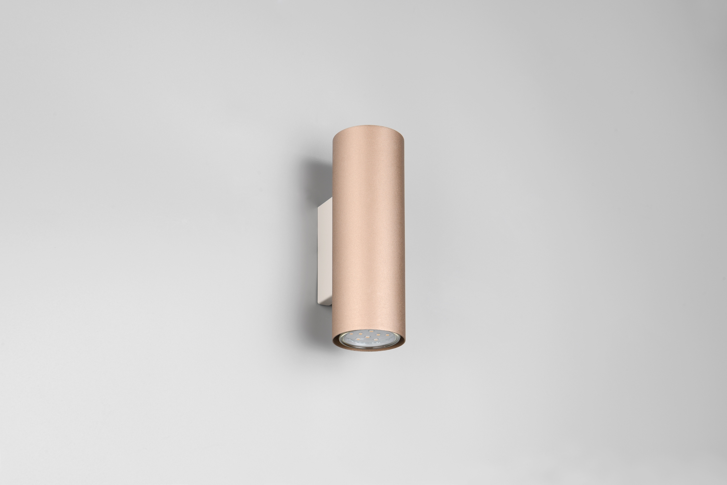 TRIO Leuchten Wandleuchte »MARLEY, 2-flammiger Wandstrahler mit up-and-down Licht, GU10 Wandspot« GU10 1 Stk. warmweiß - kaltweiß exkl 2xGU10 max 35W, Farbkombination coffee + warm grey, Höhe 18cm