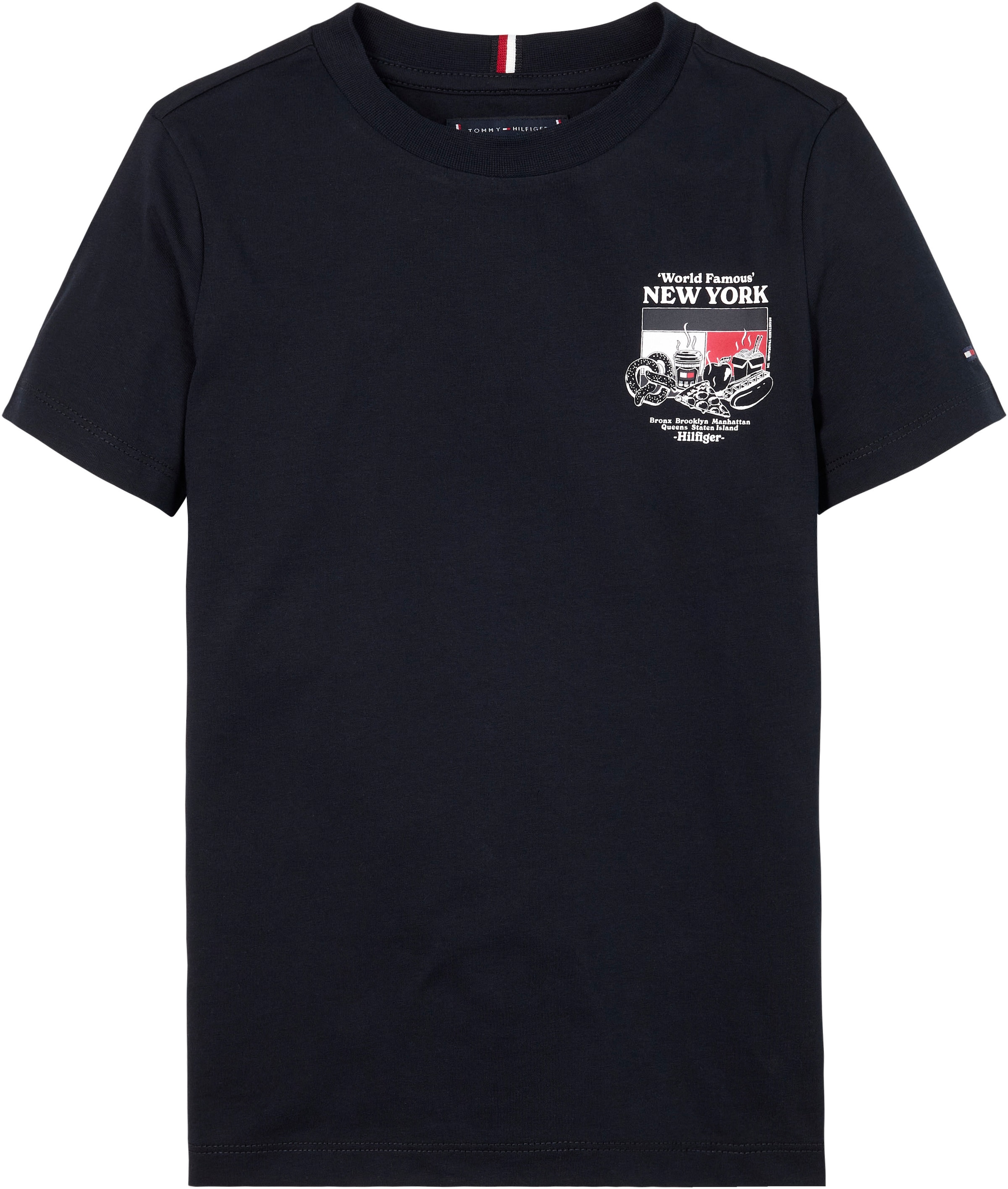 Tommy Hilfiger T-Shirt »FINEST FOOD TEE S/S«, mit großem Print auf der Rückseite