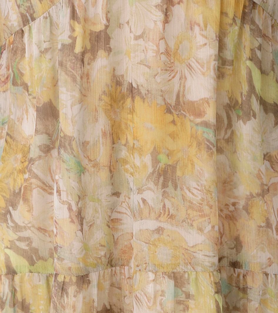 Aniston CASUAL Maxikleid mit pastellfarbenen Blumendruck - NEUE KOLLEKTION