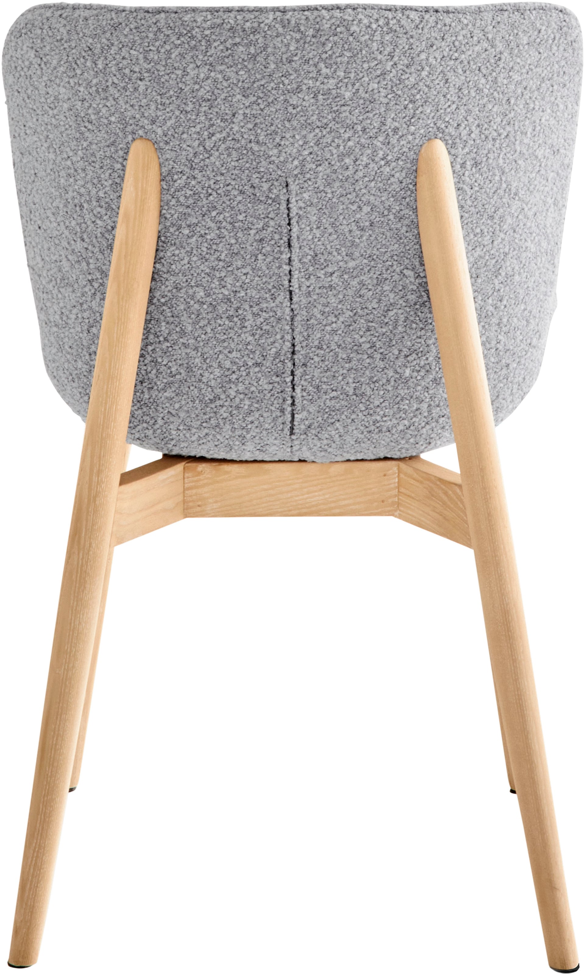 s.Oliver Esszimmerstuhl »Kailee«, (Set), 2 St., Bouclé, weicher Bouclé-Bezug, ergonomisches Design, Eschenholzgestell