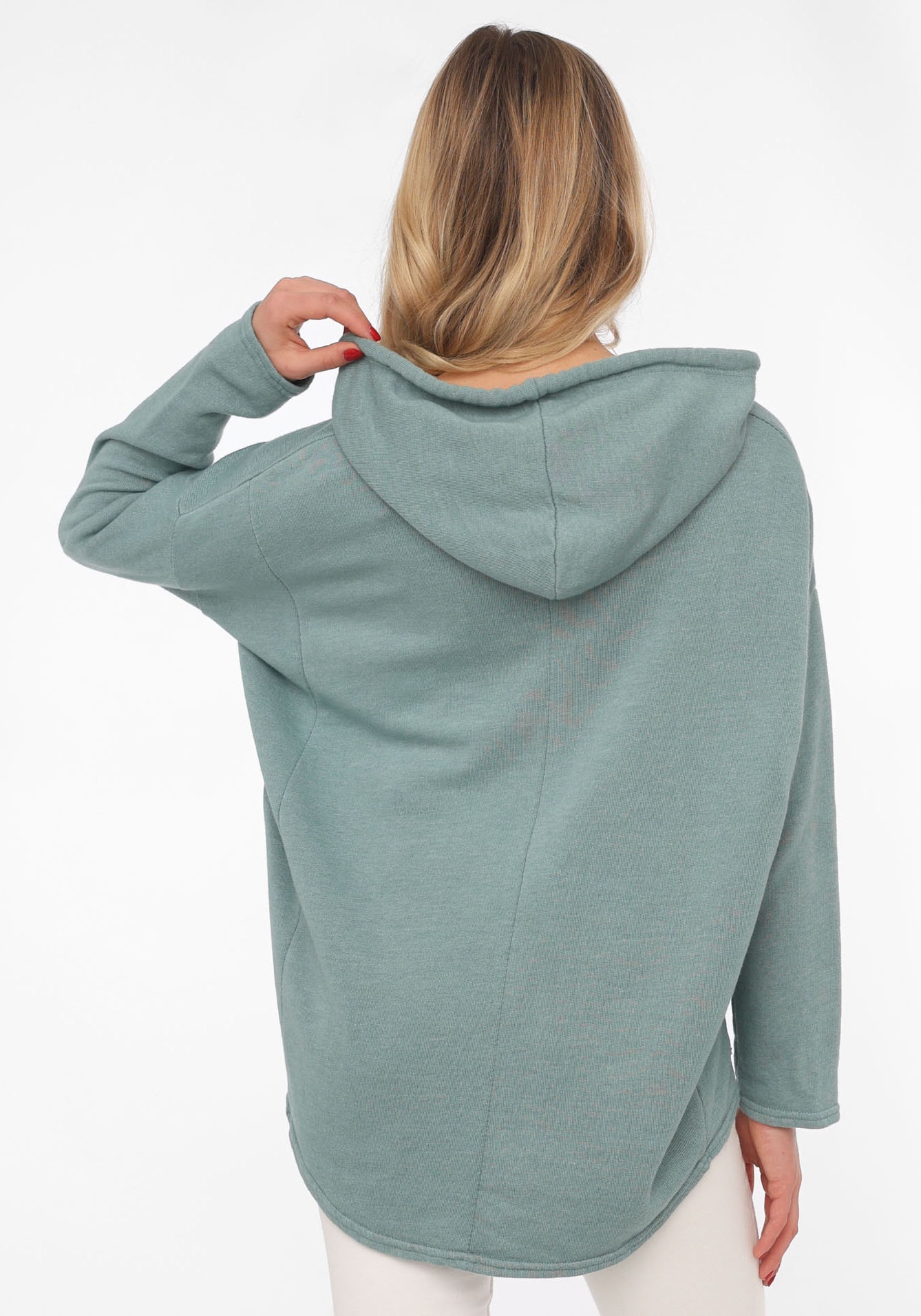 Zwillingsherz Hoodie »"Moin"«, mit Kapuze und Stempeldruck