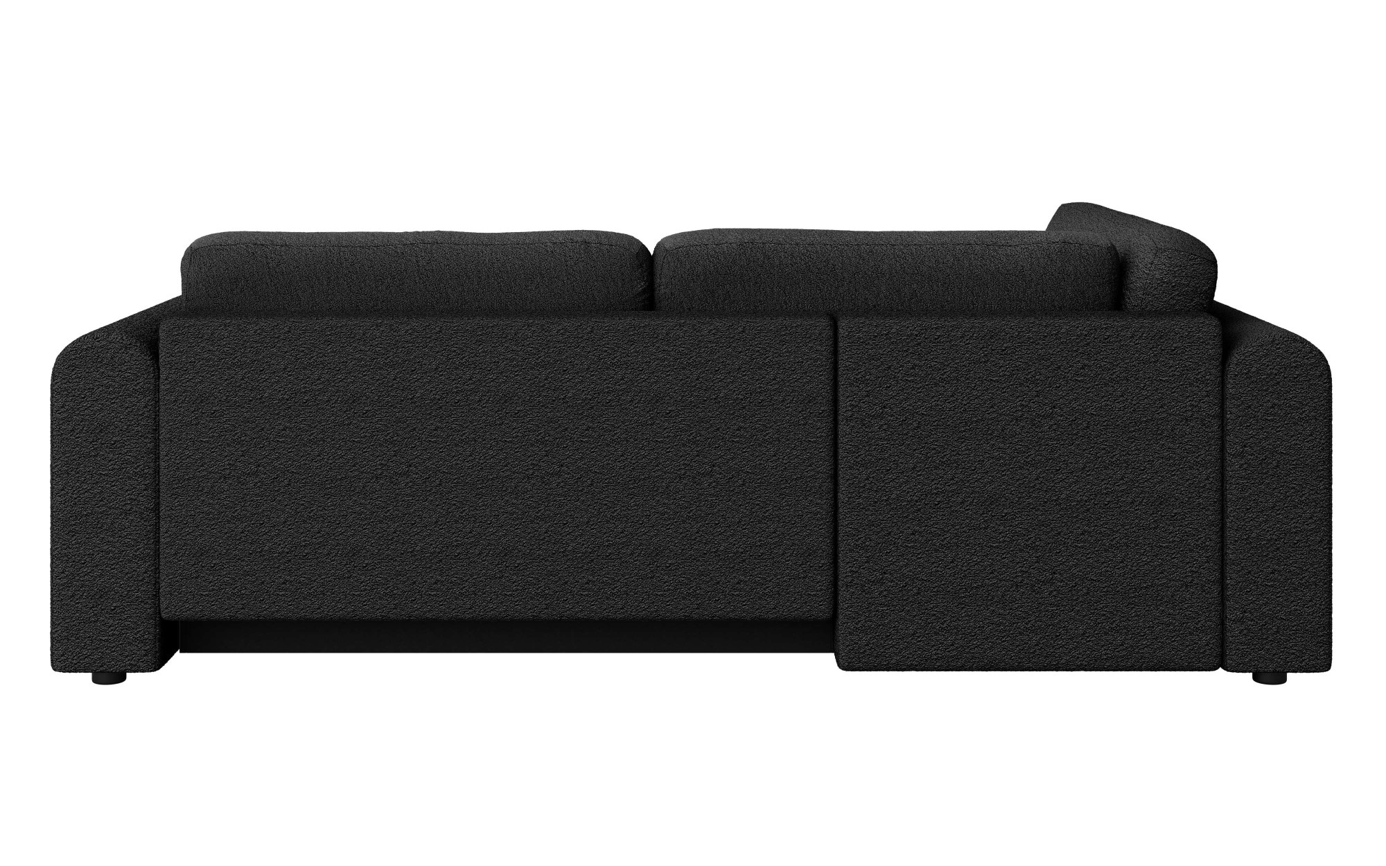 INOSIGN Ecksofa »Ecksofa Zacharia wahlweise mit Bettfunktion, BxTxH 250x166x86 cm«, L-Form mit Wellenunterfederung, Recamiere beidseitig montierbar