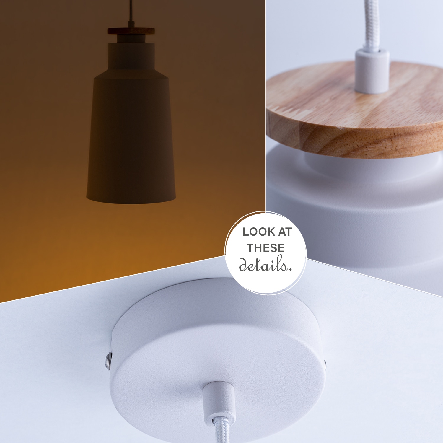Paco Home Pendelleuchte »JACK I«, 1 flammig, Leuchtmittel E27 | ohne Leuchtmittel, Hängelampe Esszimmer Küchenlampe Esstischlampe Skandinavisch E27