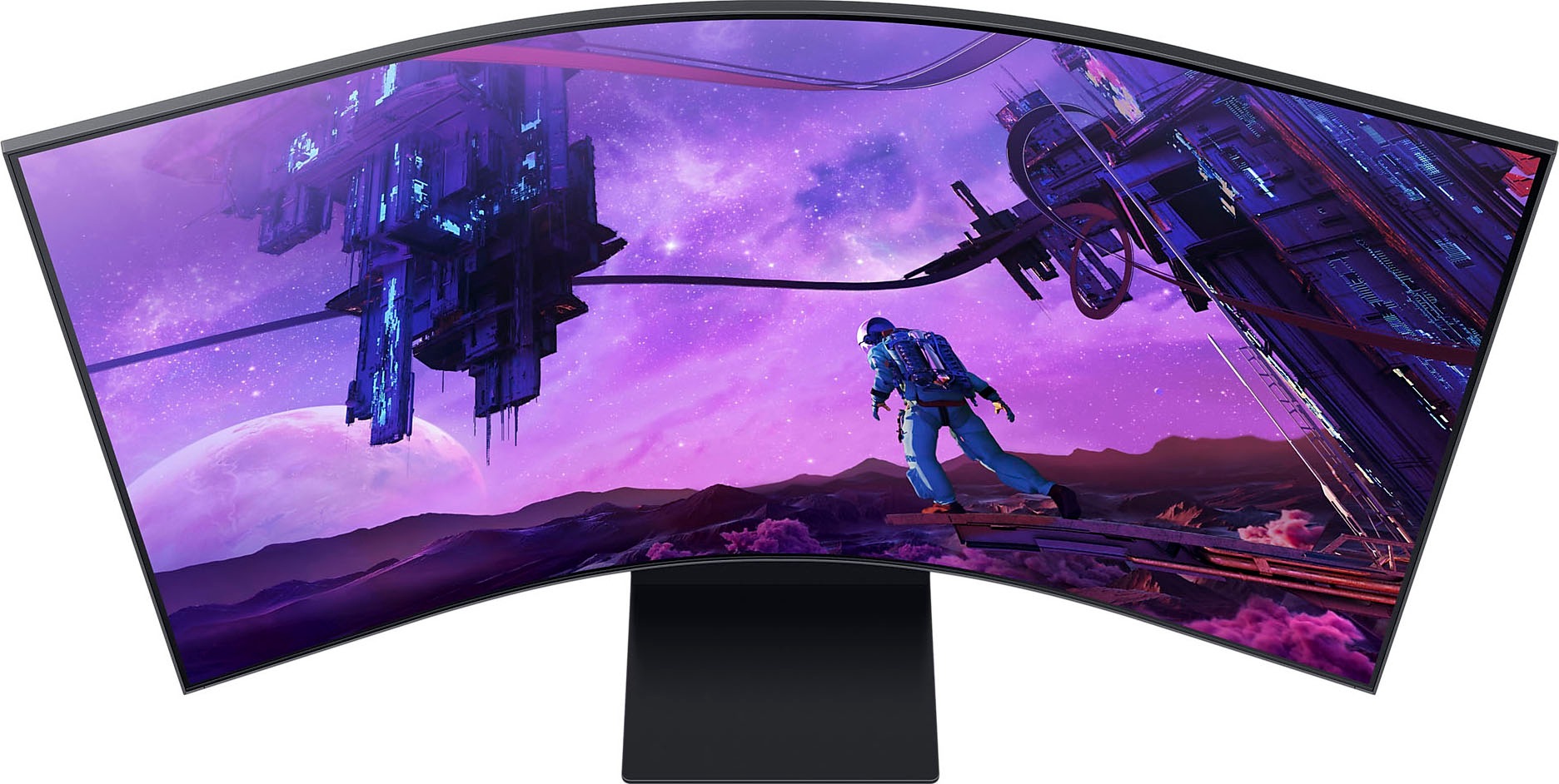 Samsung Curved-Gaming-LED-Monitor »Odyssey Ark S55BG970NU«, 138 cm/55 Zoll, 3840 x 2160 px, 4K Ultra HD, 1 ms Reaktionszeit, 165 Hz