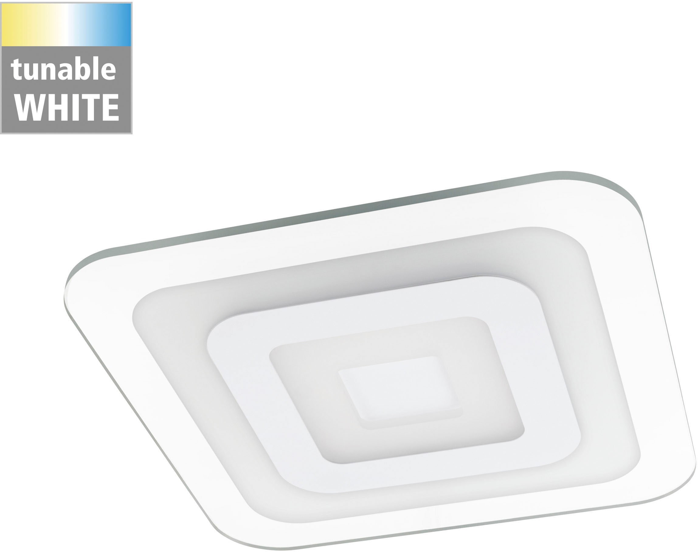XXL | Garantie 3 Lichtfarbe online kaufen LED 1 Deckenleuchte EGLO Jahren einstellbar mit 48cm Deckenlampe weiß, (CCT), Wohnzimmerlampe, flammig-flammig, 1«, »REDUCTA