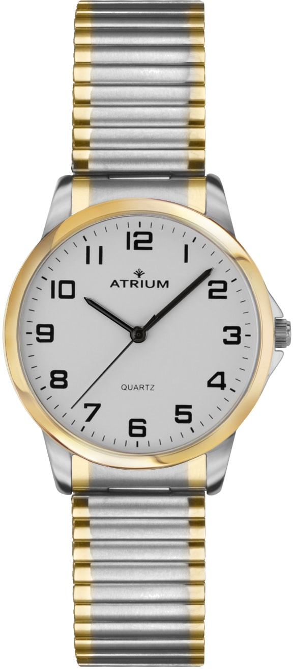 Atrium Quarzuhr »A37-64«, Armbanduhr, Damenuhr, Flexband, Zugband