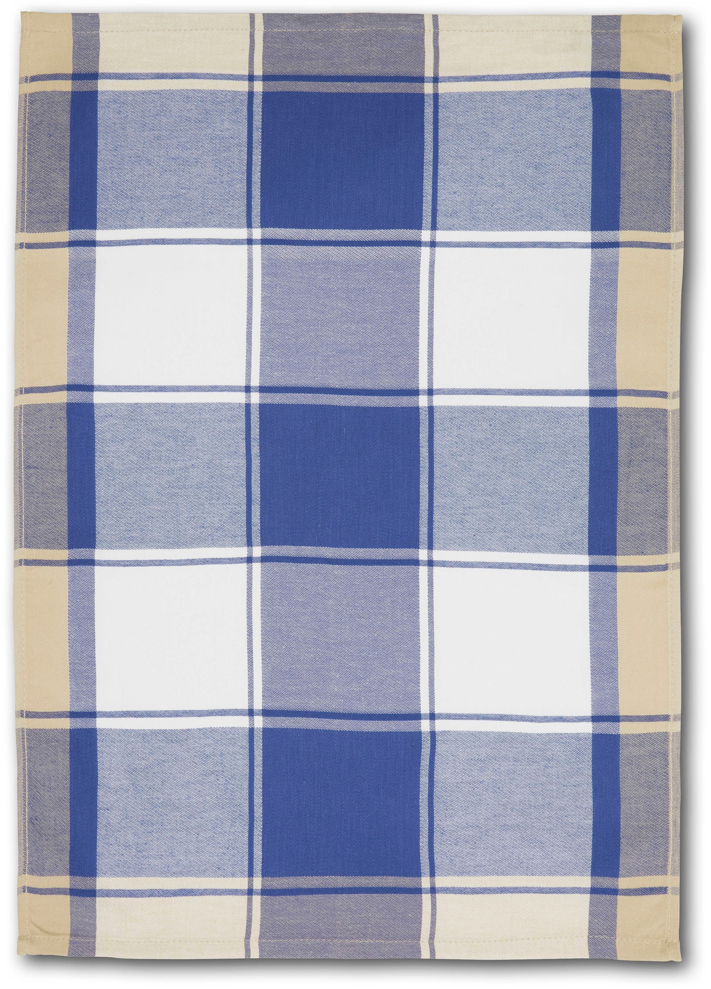 Dyckhoff Geschirrtuch »KARO, Maße je Tuch ca. 50x70 cm, aus 100% Baumwolle«, (Set, 3 tlg.), mit drei verschiedenen Motiven