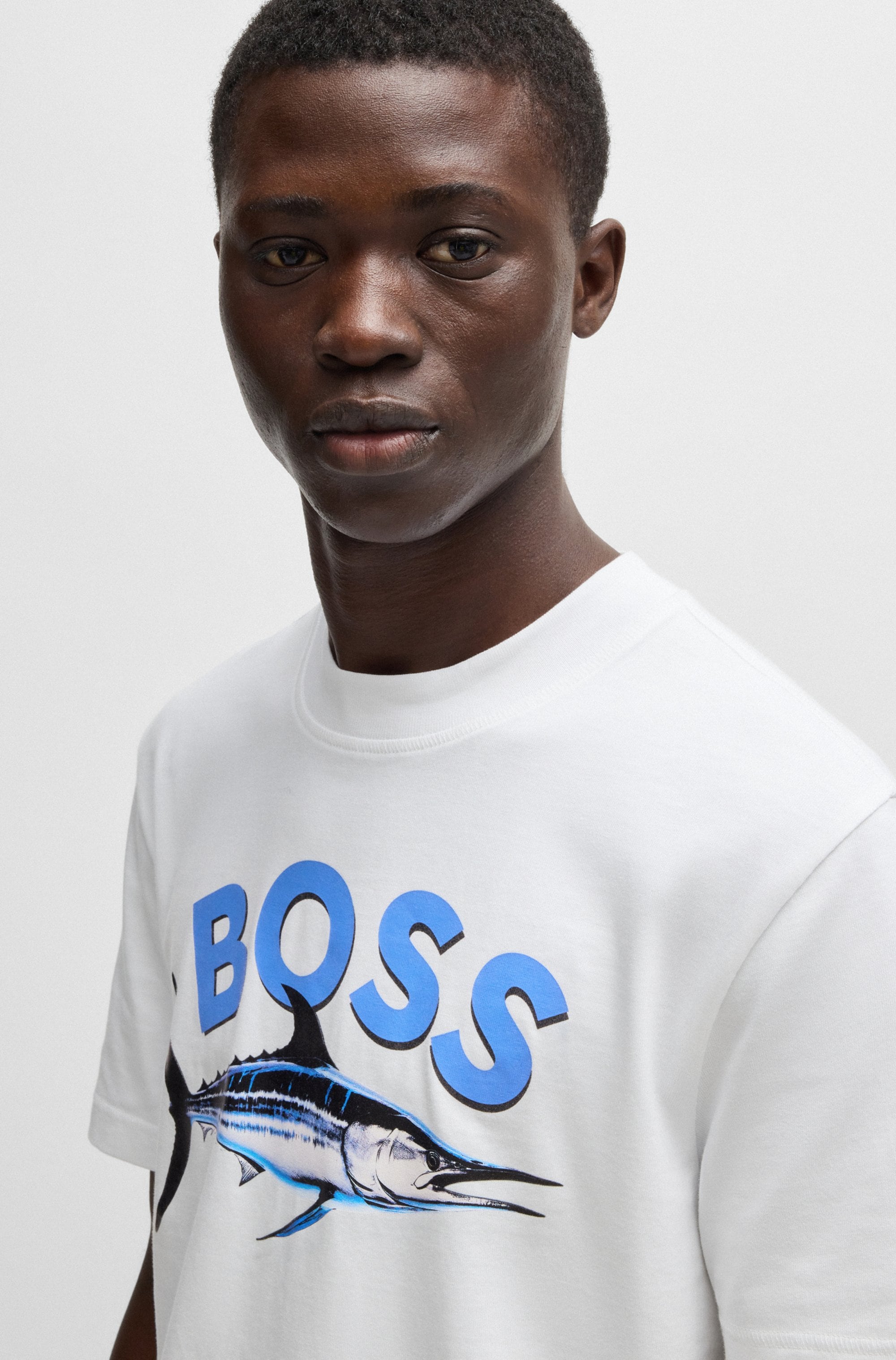 BOSS ORANGE T-Shirt »Te_Bossfish«, mit Aufdruck