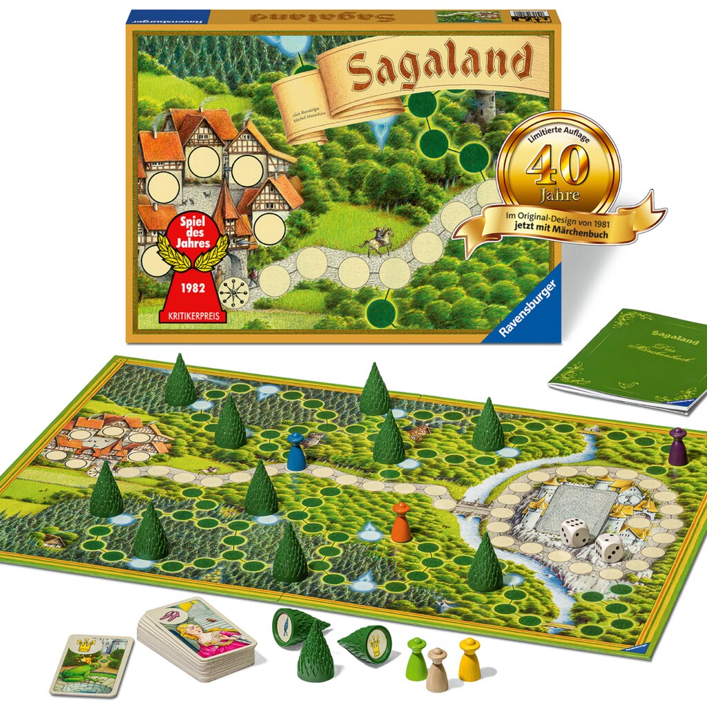 Ravensburger Spiel »Sagaland 40 Jahre Jubiläumsedition«, FSC® - schützt Wald - weltweit; Made in Europe
