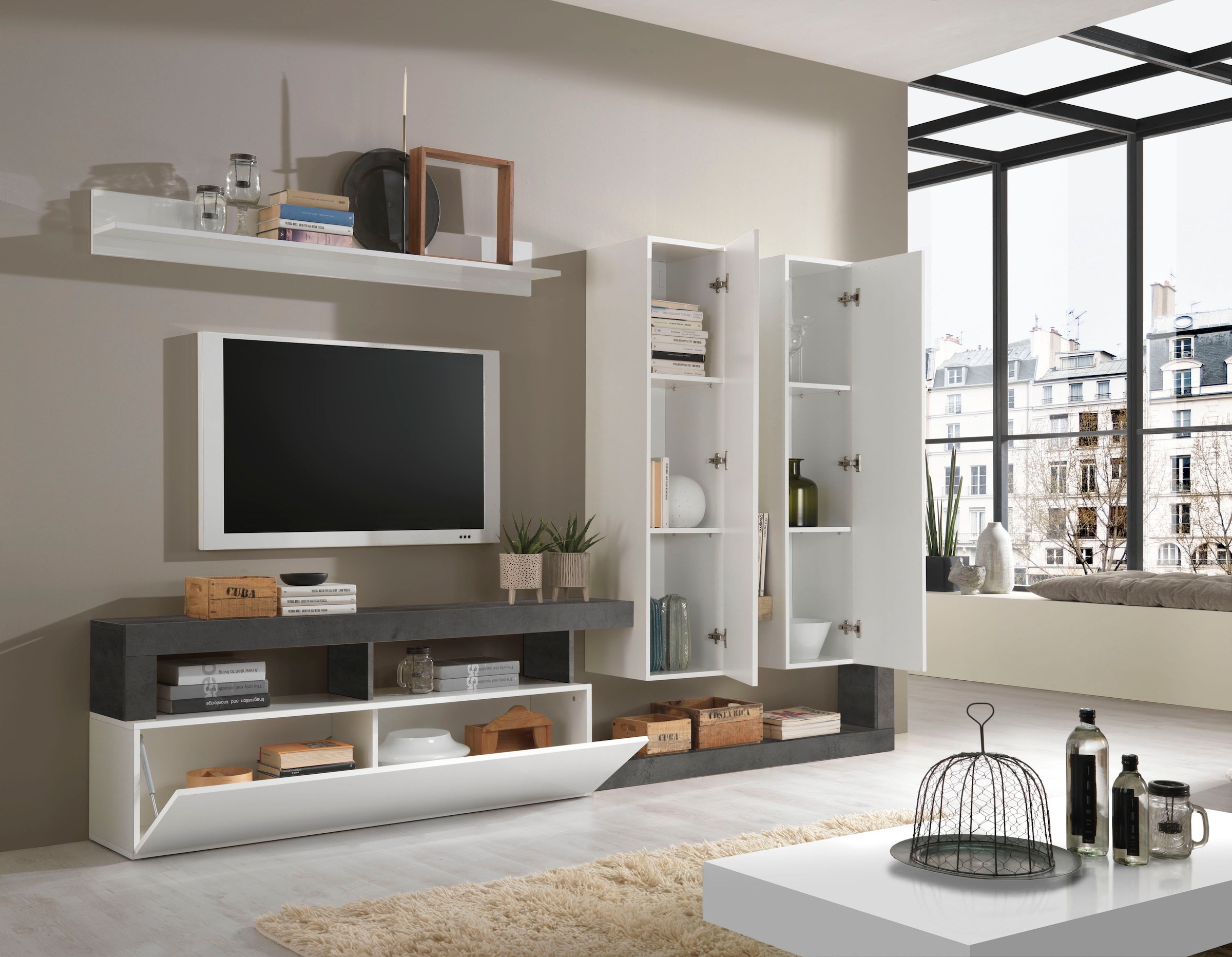 INOSIGN Wohnwand »Hamburg« Set, 4 Stk. tlg.