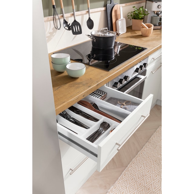 wiho Küchen Winkelküche »Unna«, mit E-Geräten, Stellbreite 220 x 170 cm auf  Raten kaufen